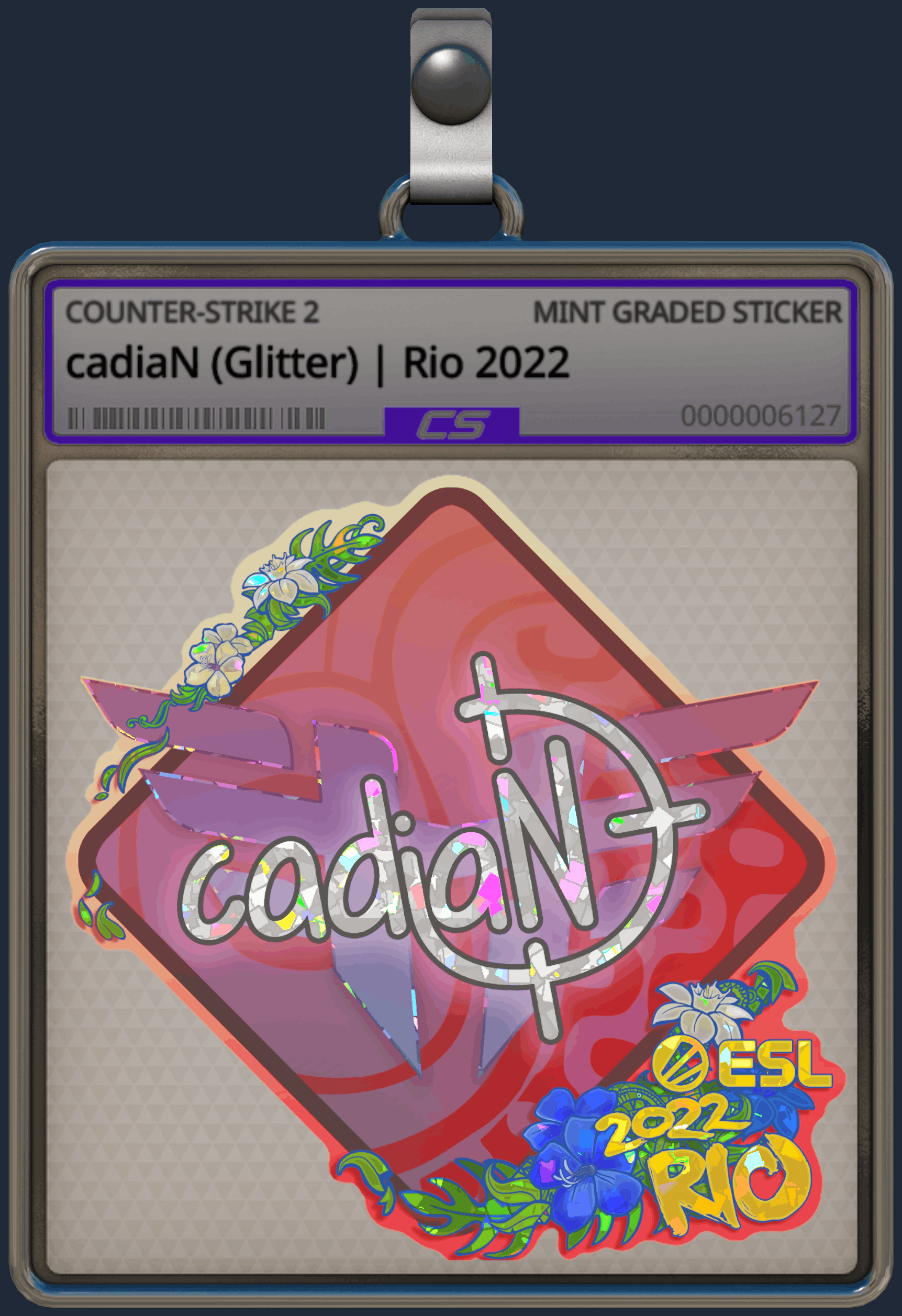 Sticker | cadiaN (Glitter) | Rio 2022 Image