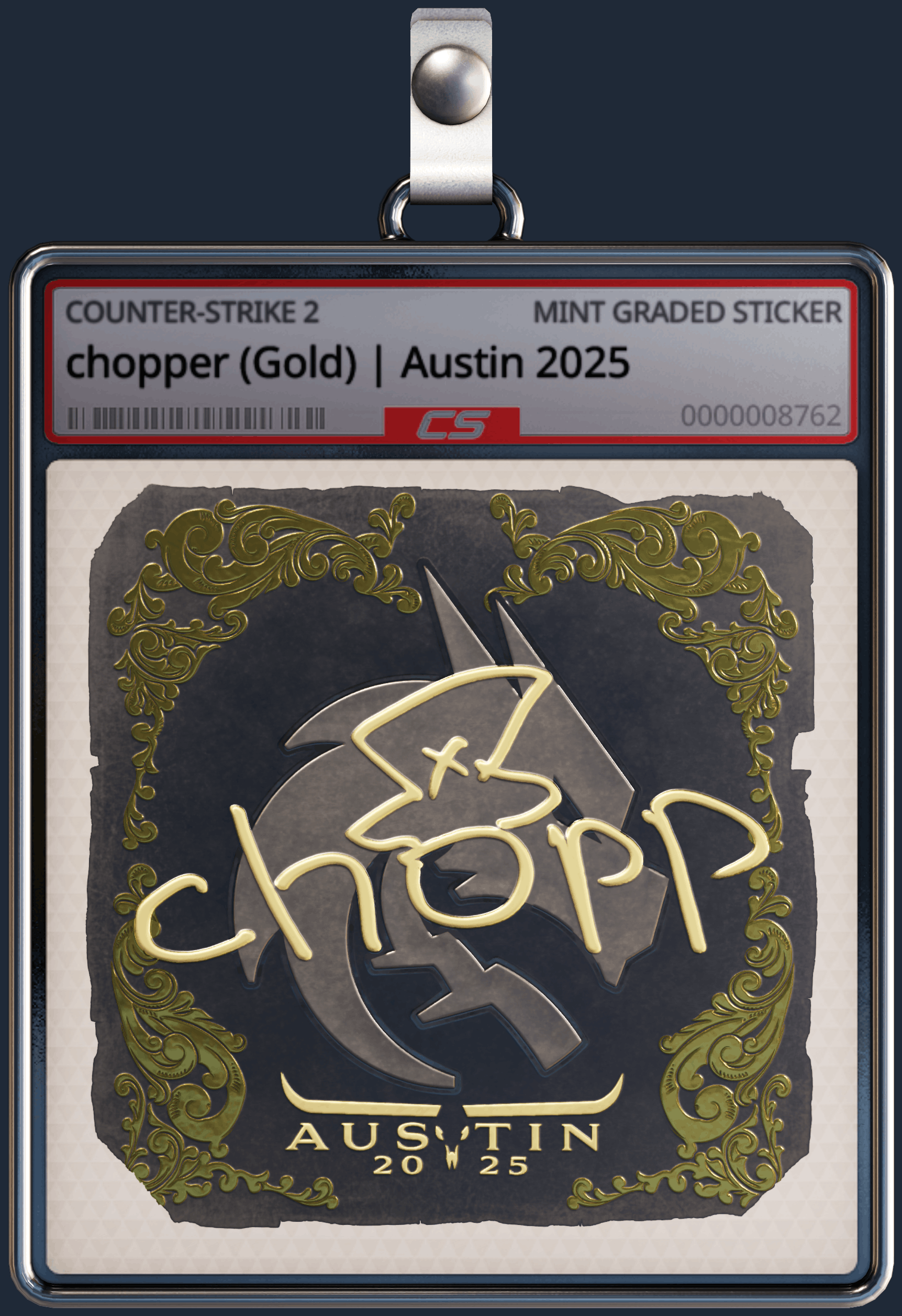 Sticker | chopper (Gold) | Austin 2025 Image