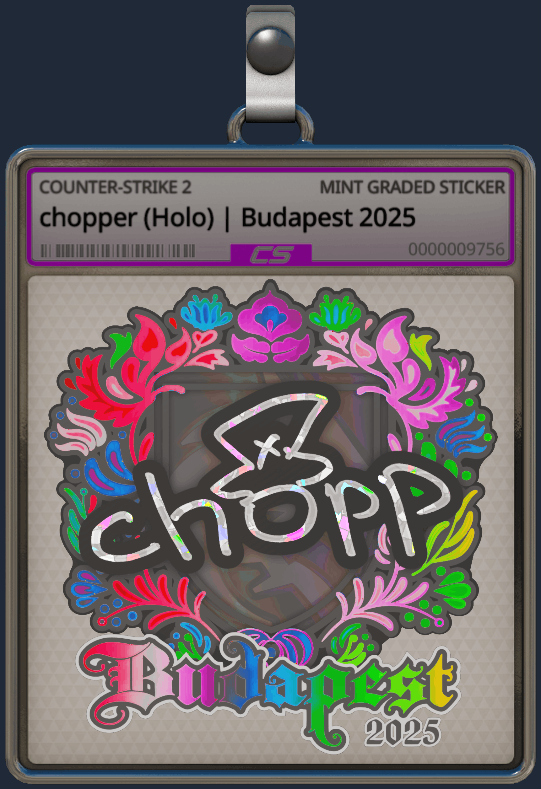 Sticker | chopper (Holo) | Budapest 2025 Image