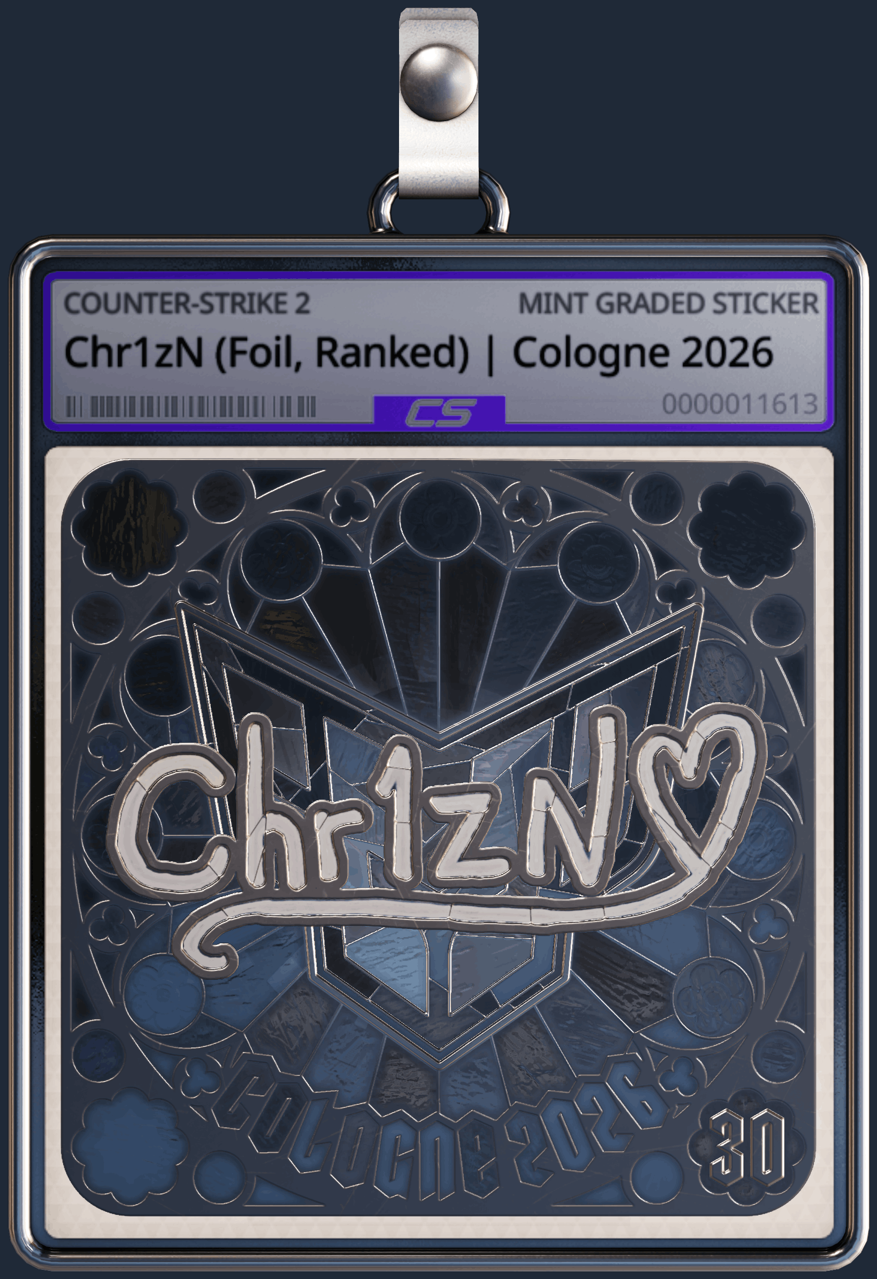 Sticker | Chr1zN (Foil, Ranked) | Cologne 2026 Image