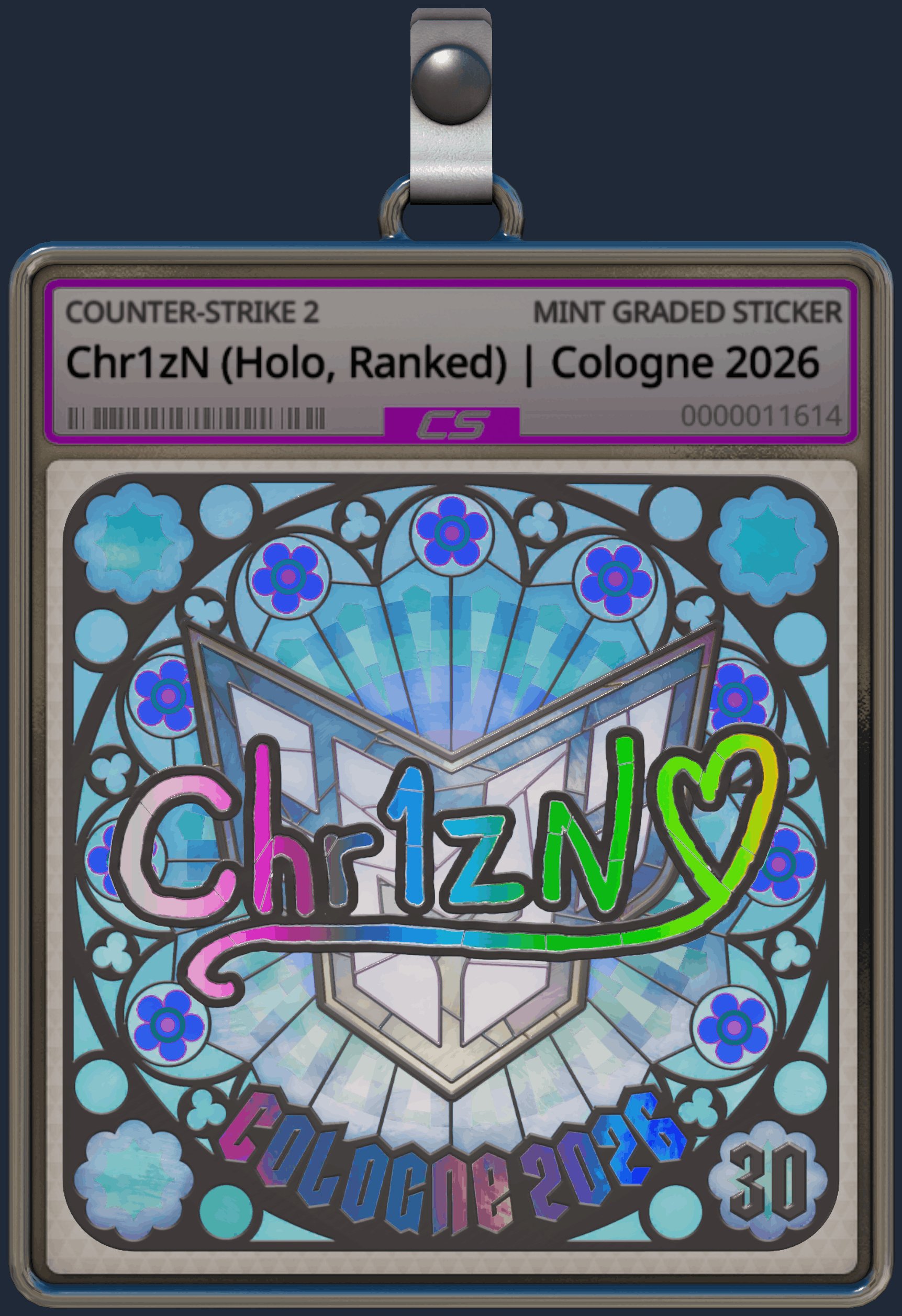 Sticker | Chr1zN (Holo, Ranked) | Cologne 2026 Image