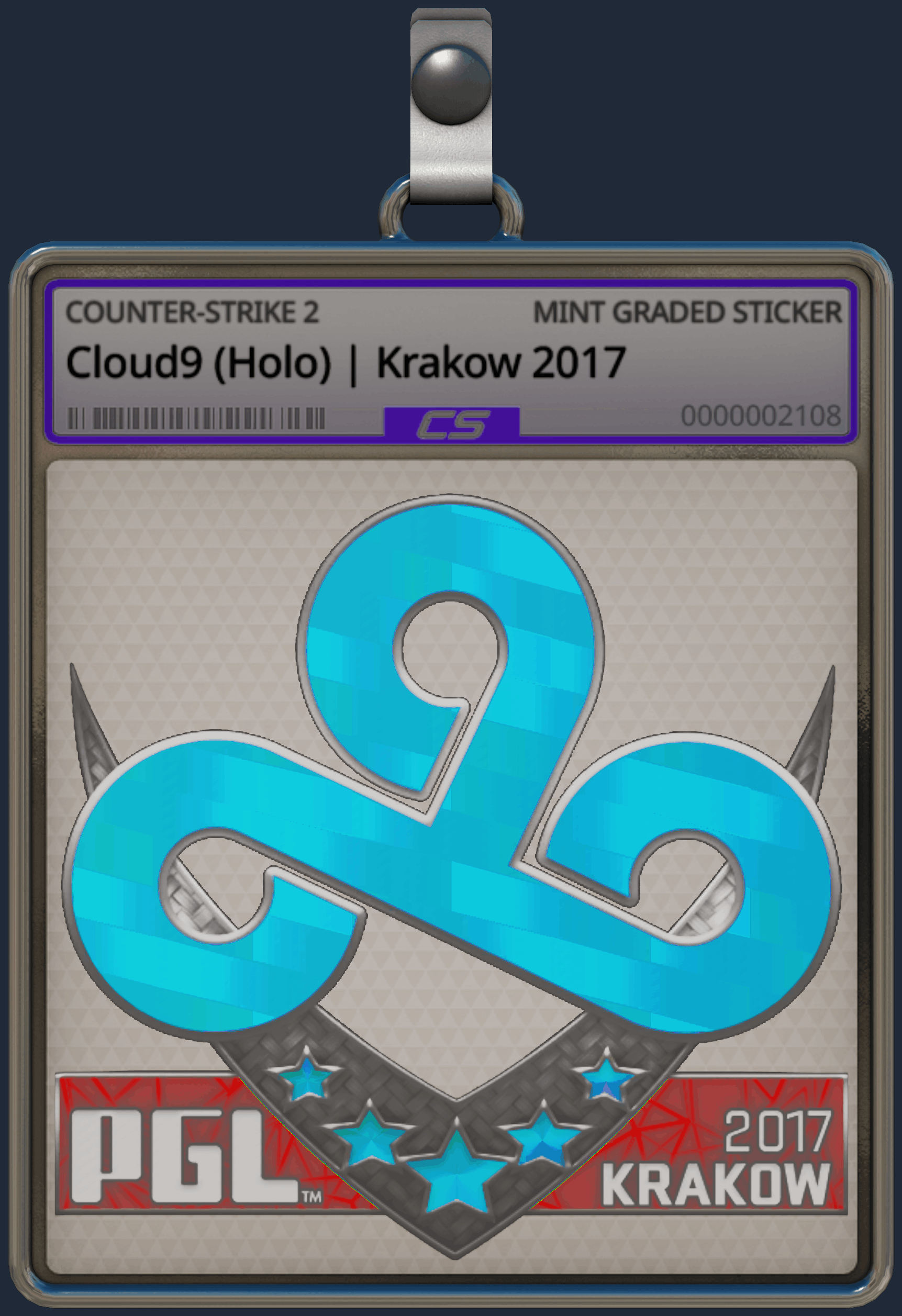 Sticker | Cloud9 (Holo) | Krakow 2017 Image