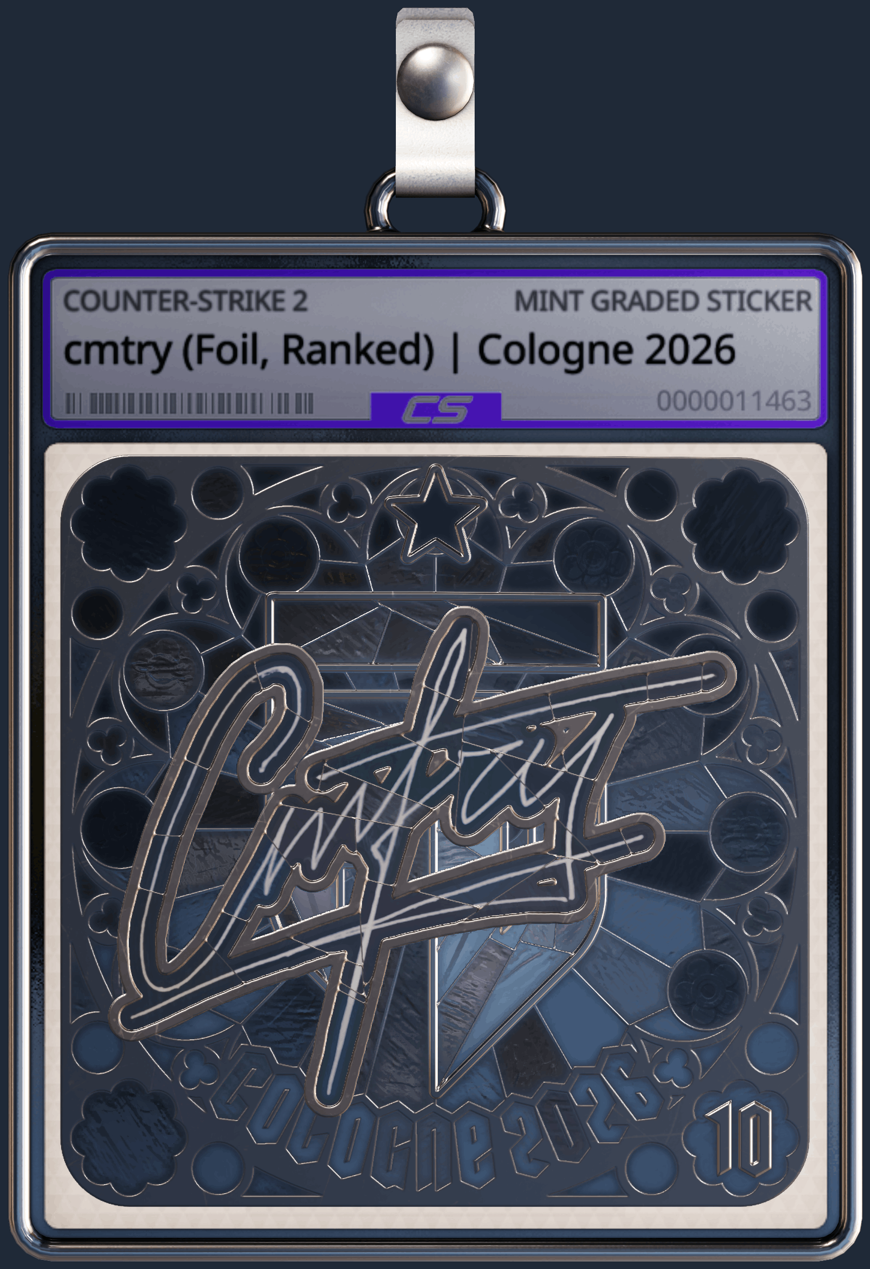 Sticker | cmtry (Foil, Ranked) | Cologne 2026 Image
