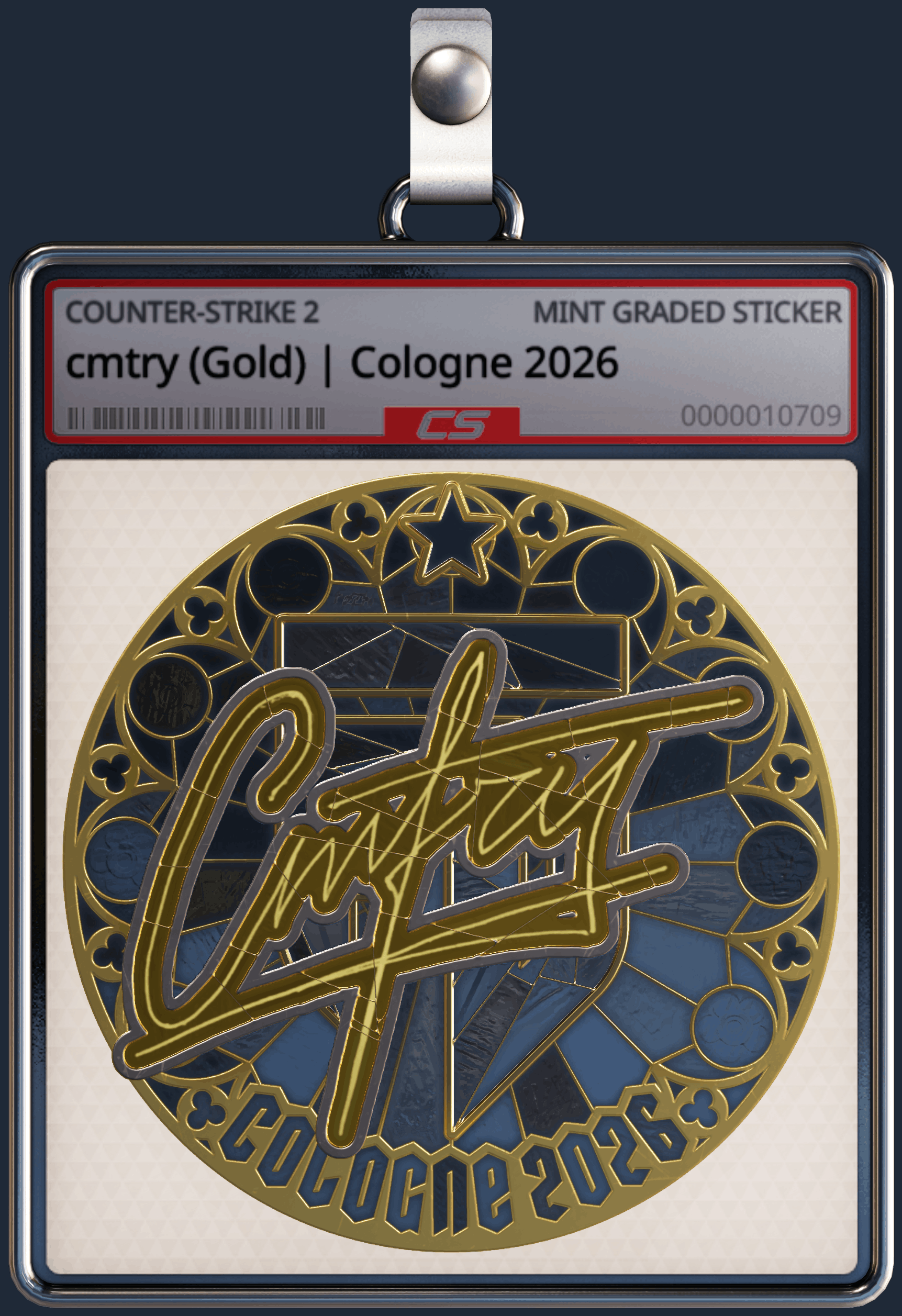 Sticker | cmtry (Gold) | Cologne 2026 Image