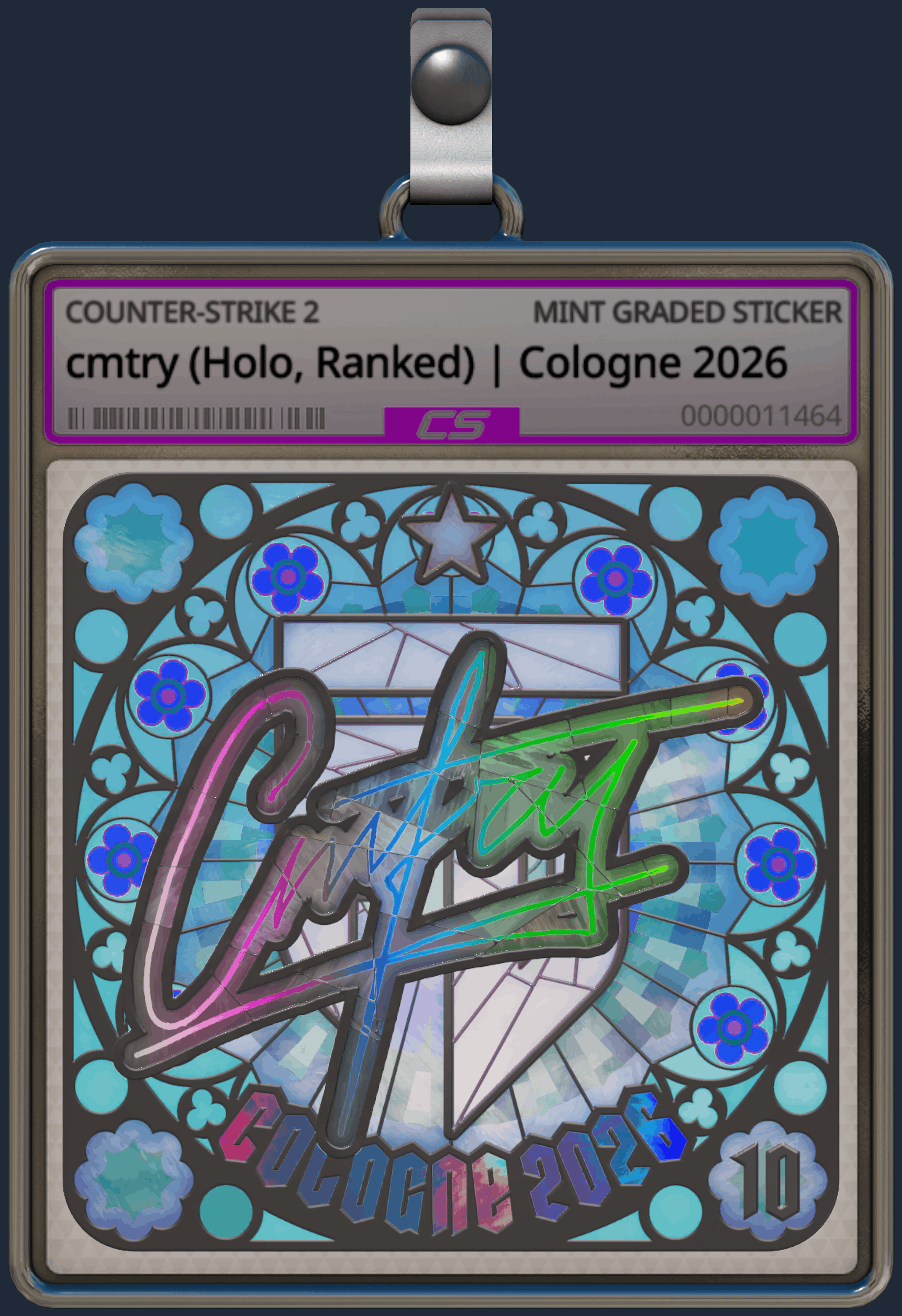 Sticker | cmtry (Holo, Ranked) | Cologne 2026 Image