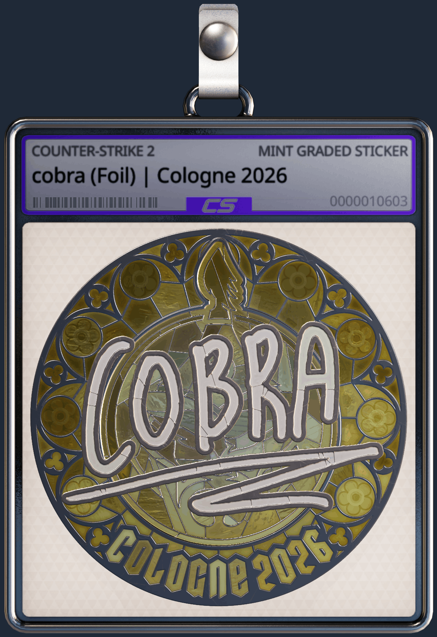 Sticker | cobra (Foil) | Cologne 2026 Image