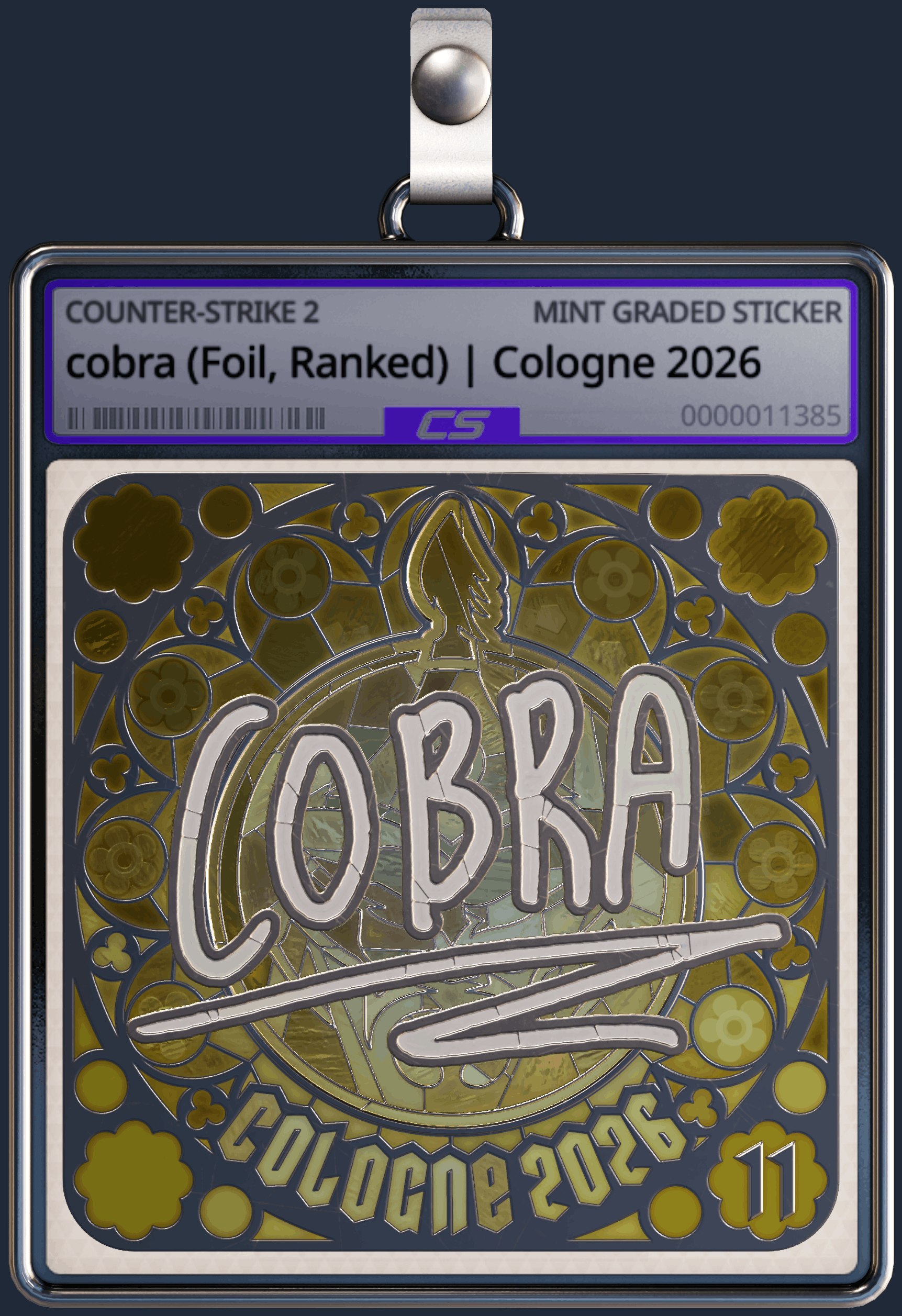Sticker | cobra (Foil, Ranked) | Cologne 2026 Image