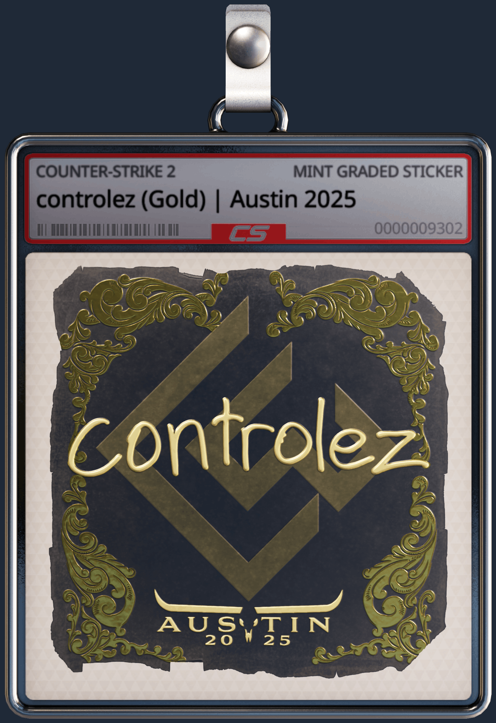 Sticker | controlez (Gold) | Austin 2025 Image