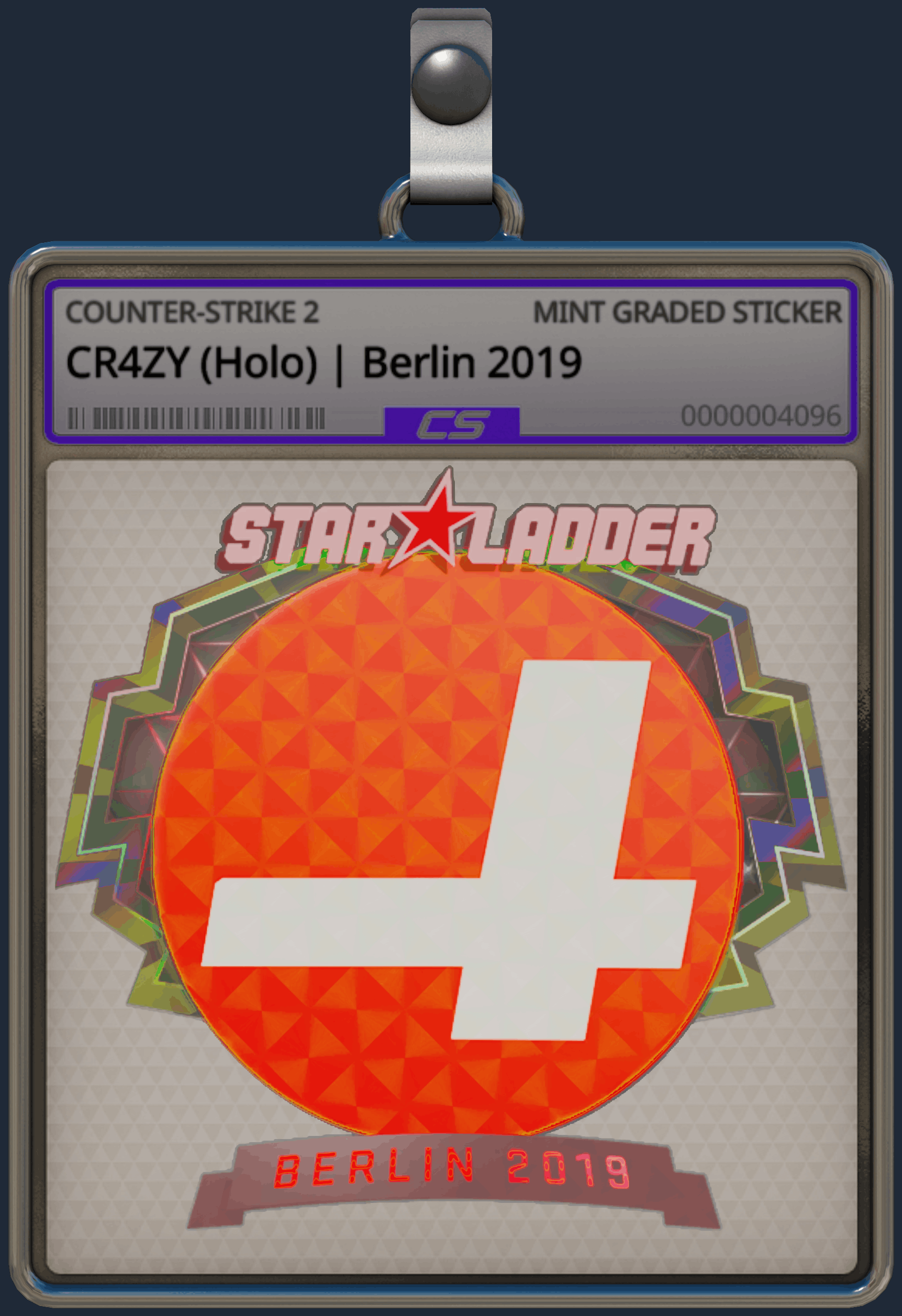 Sticker | CR4ZY (Holo) | Berlin 2019 Image