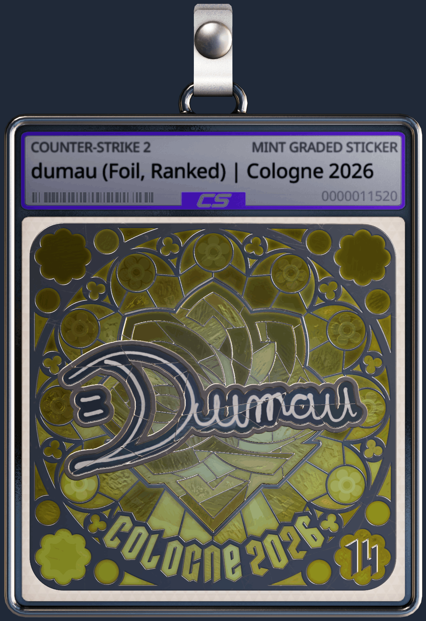 Sticker | dumau (Foil, Ranked) | Cologne 2026 Image