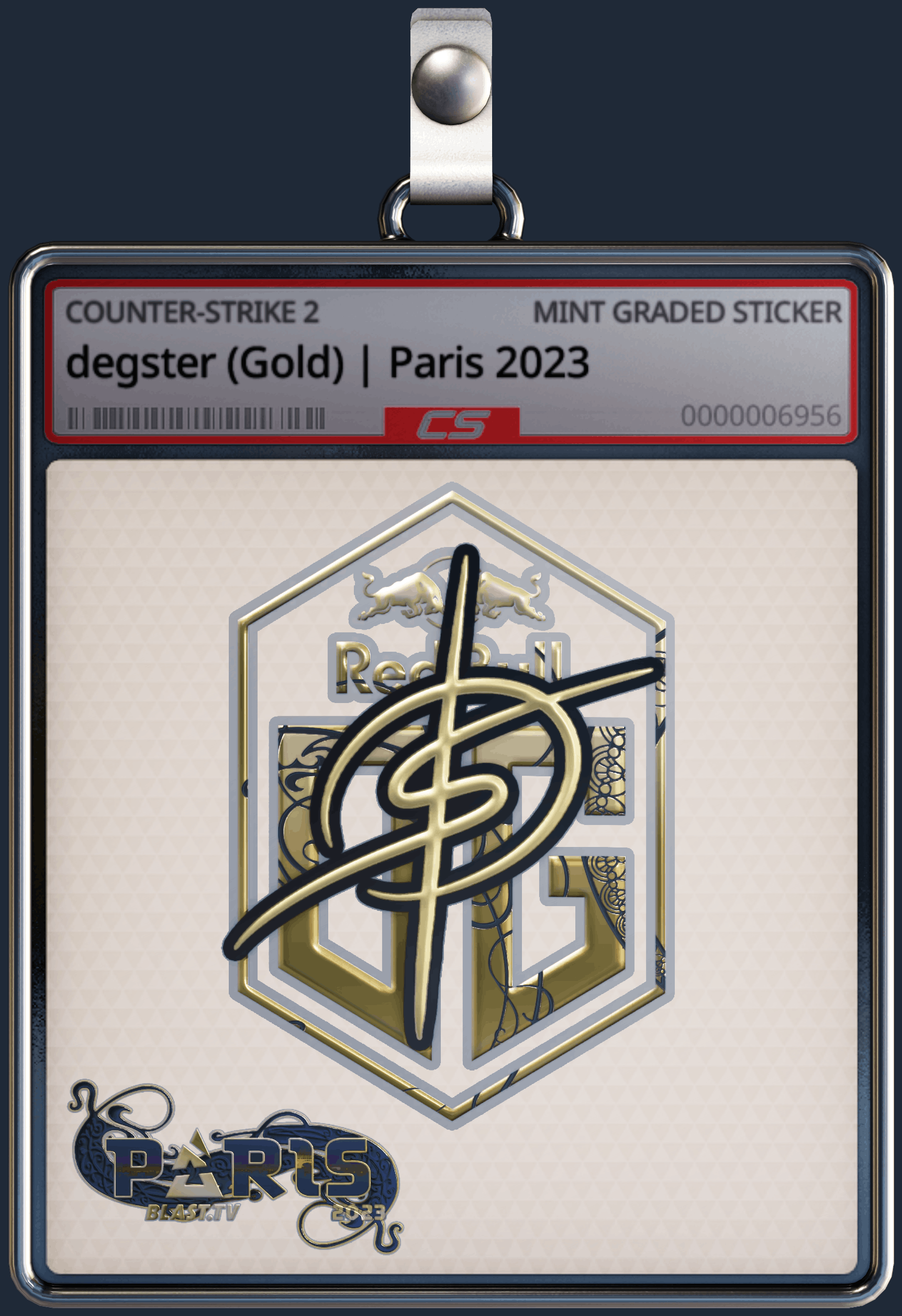 Sticker | degster (Gold) | Paris 2023 Image