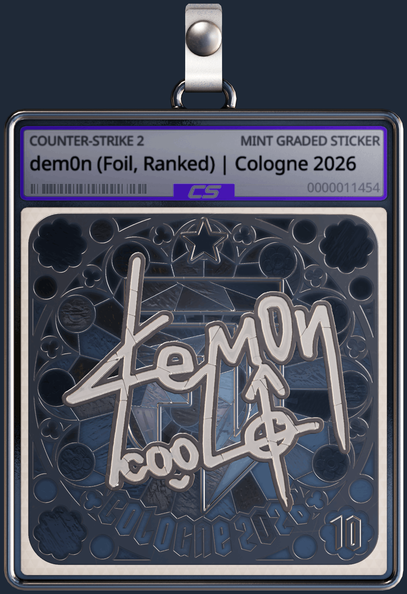 Sticker | dem0n (Foil, Ranked) | Cologne 2026 Image