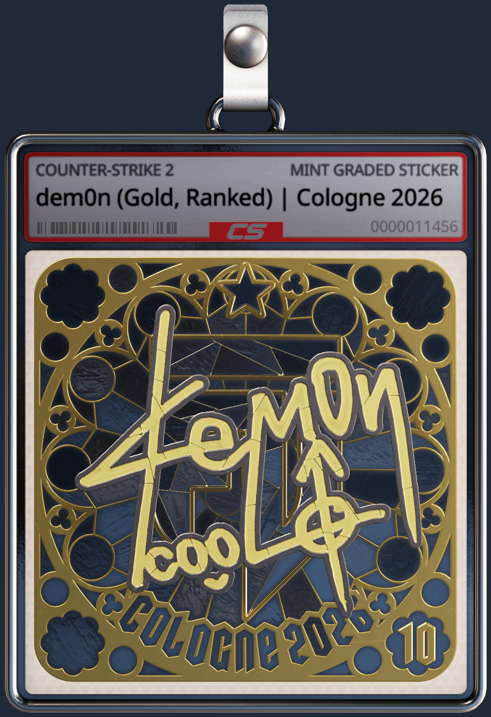 Sticker | dem0n (Gold, Ranked) | Cologne 2026 Image