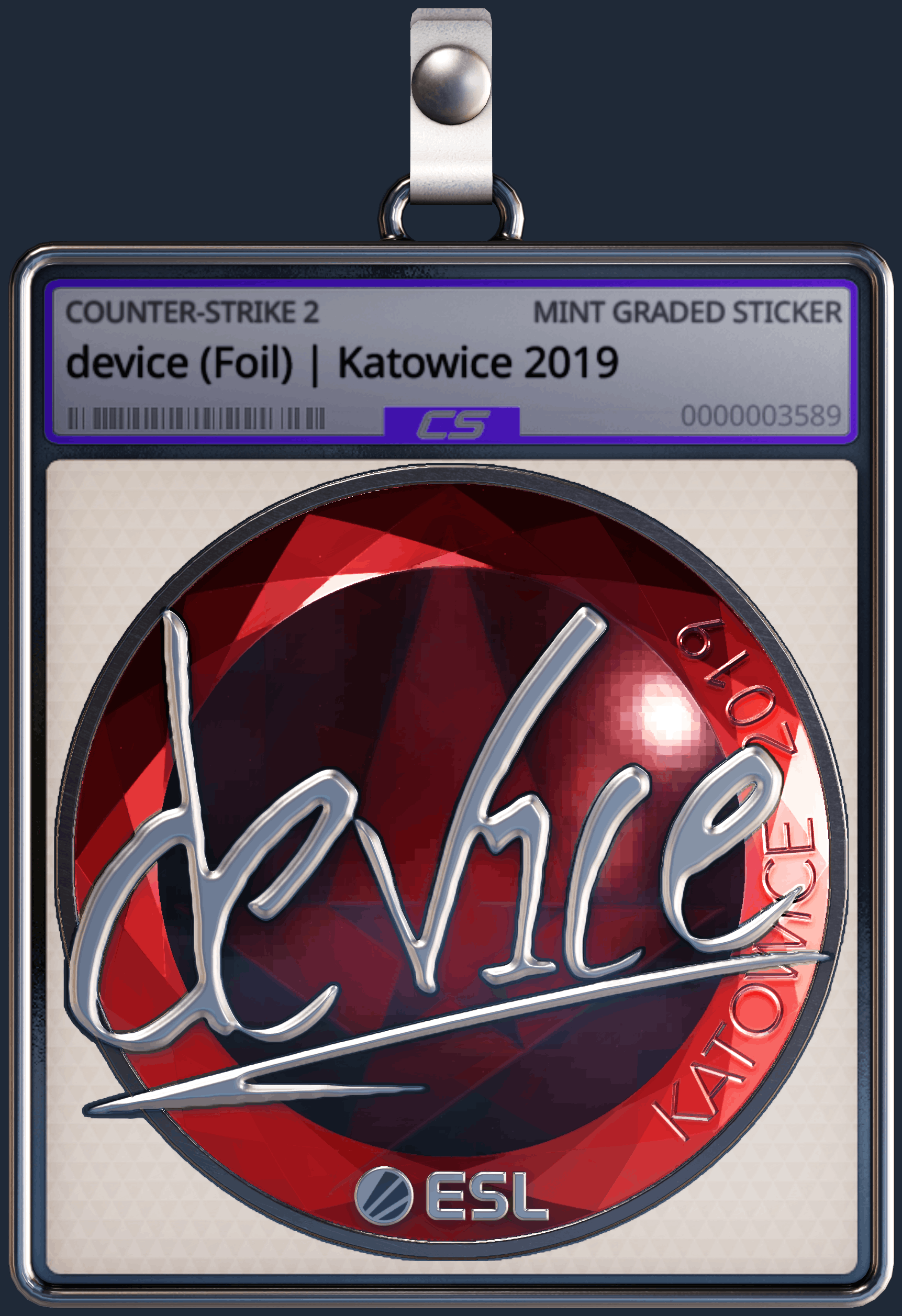 Sticker | device (Foil) | Katowice 2019 Image