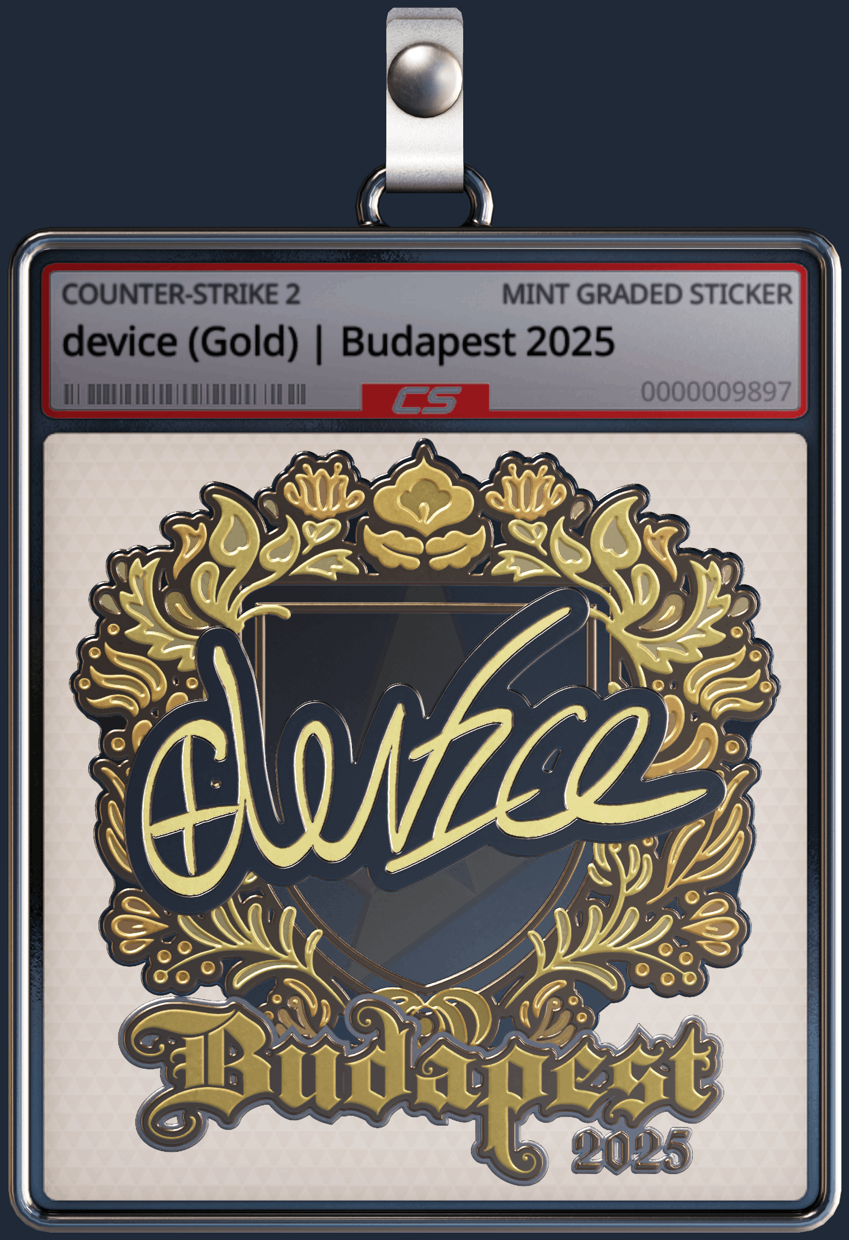Sticker | device (Gold) | Budapest 2025 Image