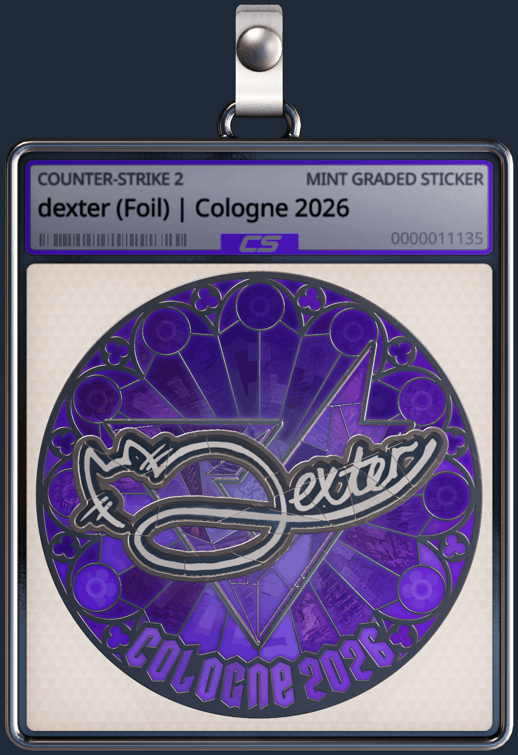 Sticker | dexter (Foil) | Cologne 2026 Image
