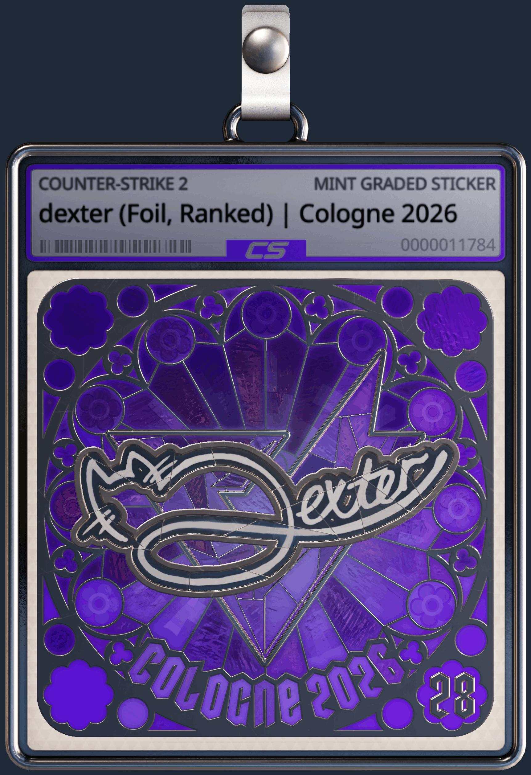 Sticker | dexter (Foil, Ranked) | Cologne 2026 Image