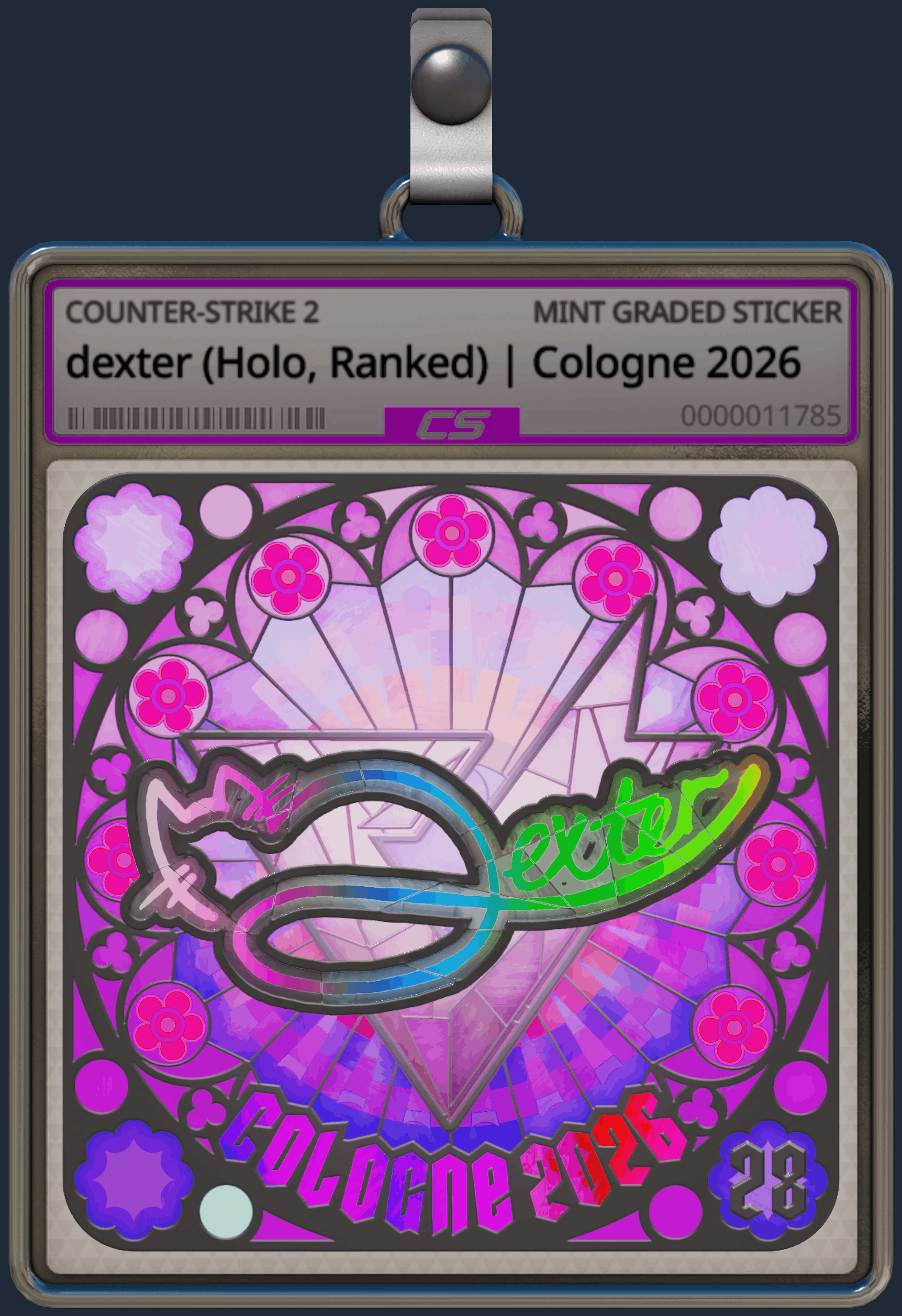 Sticker | dexter (Holo, Ranked) | Cologne 2026 Image