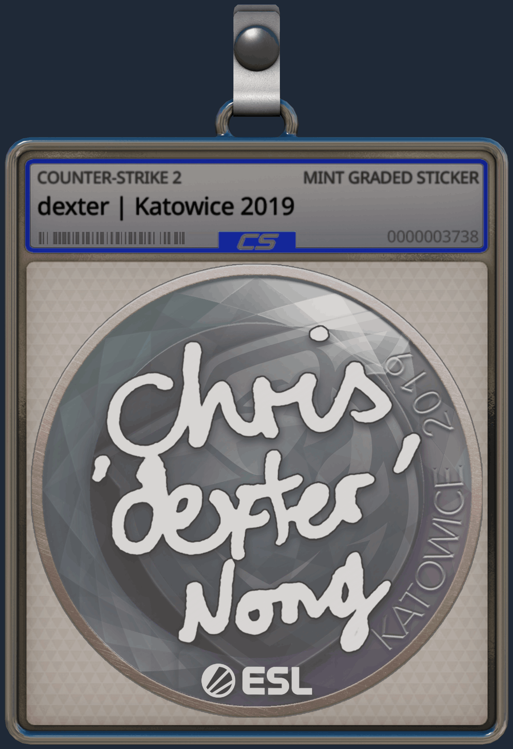 Sticker | dexter | Katowice 2019 Image
