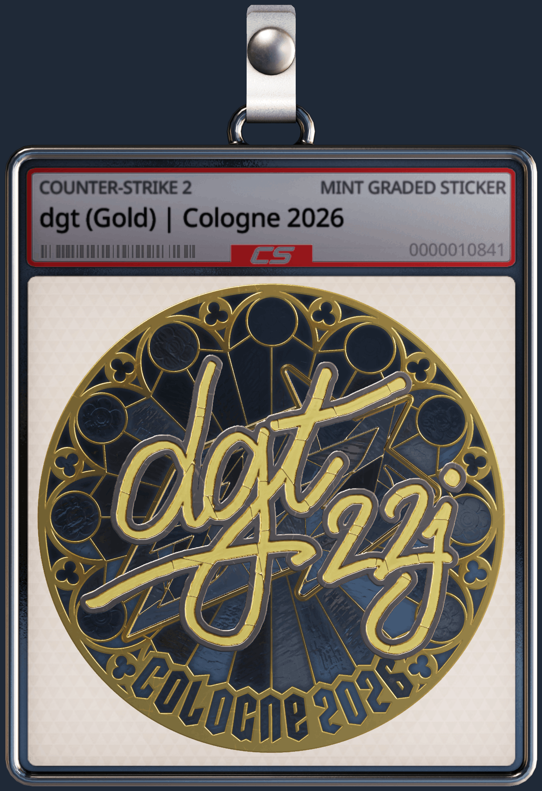 Sticker | dgt (Gold) | Cologne 2026 Image