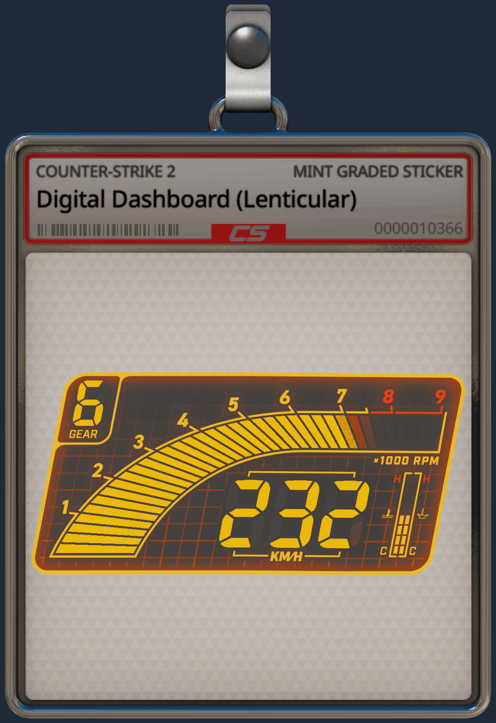 Sticker | Digital Dashboard (Lenticular) Image