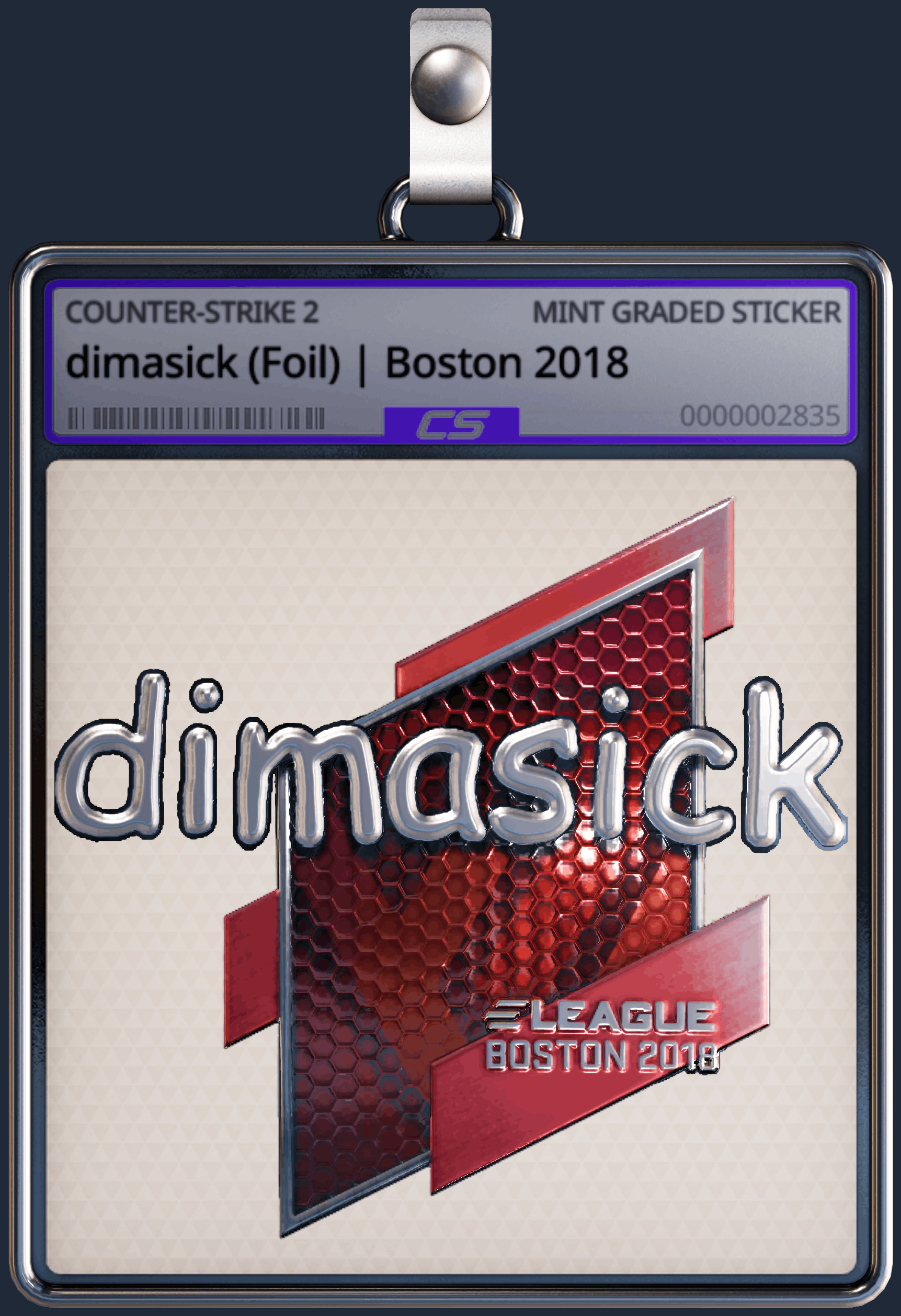 Sticker | dimasick (Foil) | Boston 2018 Image