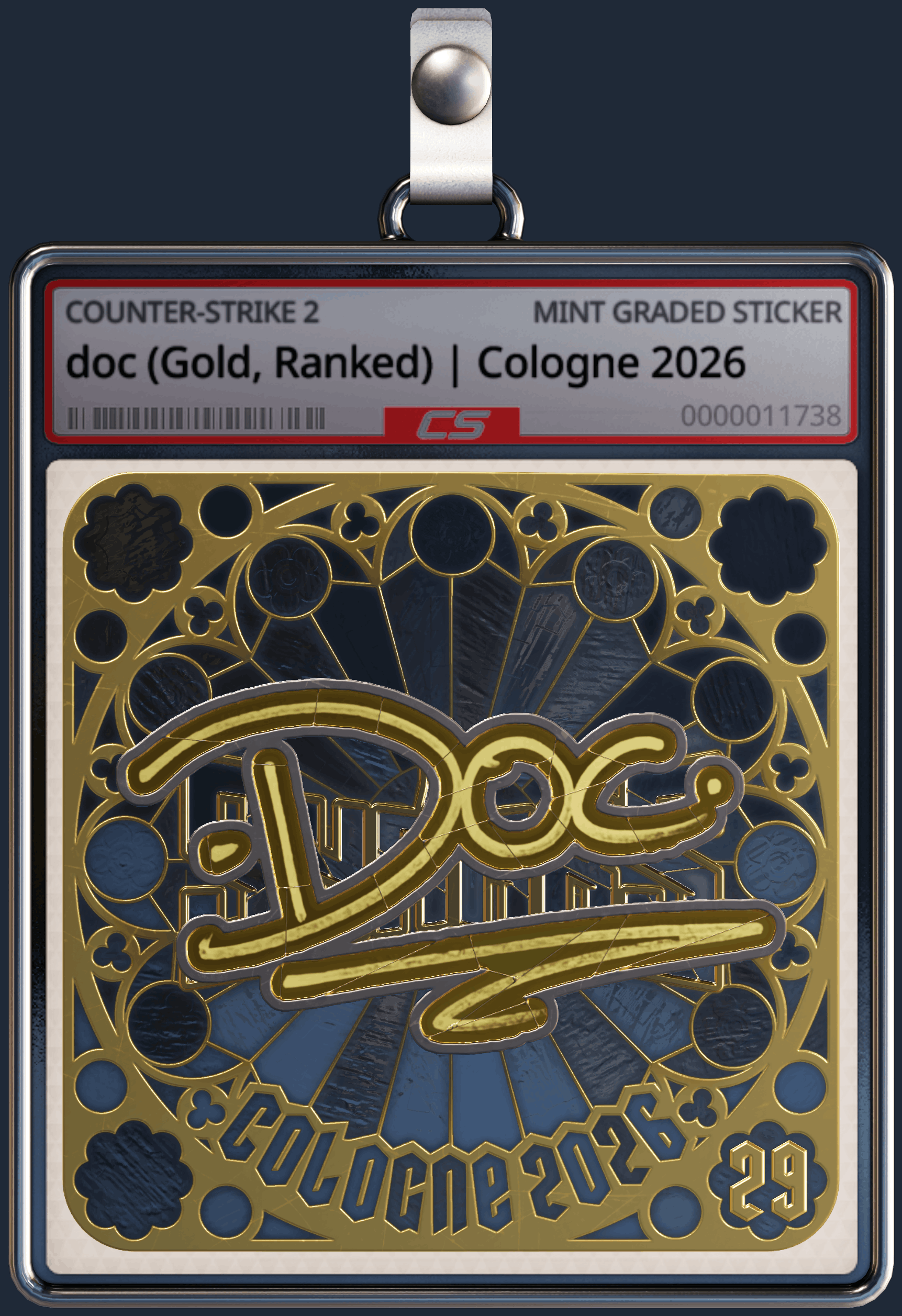 Sticker | doc (Gold, Ranked) | Cologne 2026 Image