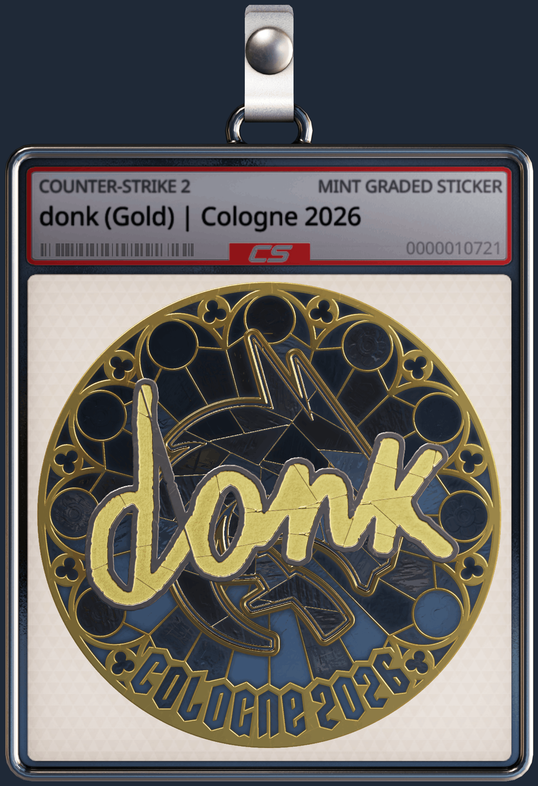 Sticker | donk (Gold) | Cologne 2026 Image