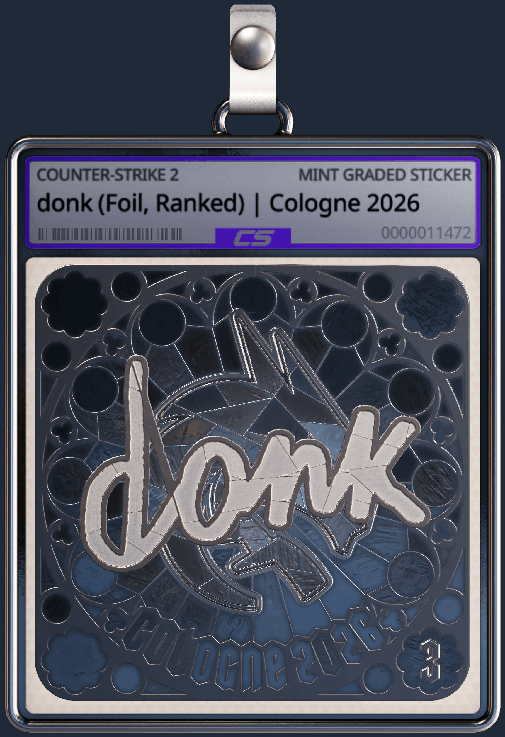 Sticker | donk (Foil, Ranked) | Cologne 2026 Image