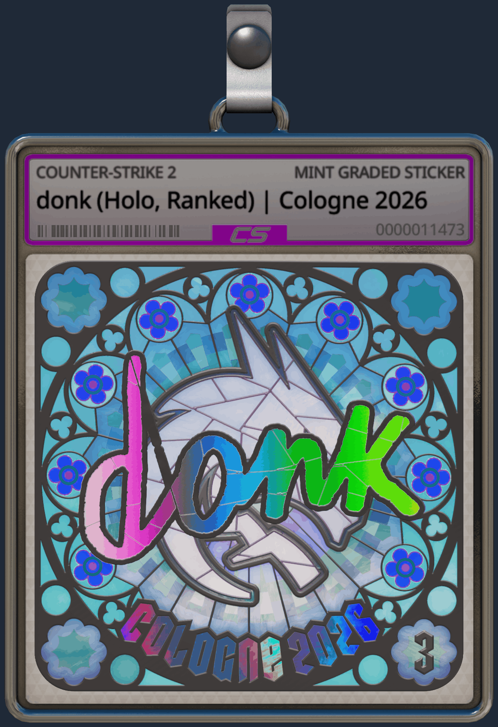 Sticker | donk (Holo, Ranked) | Cologne 2026 Image