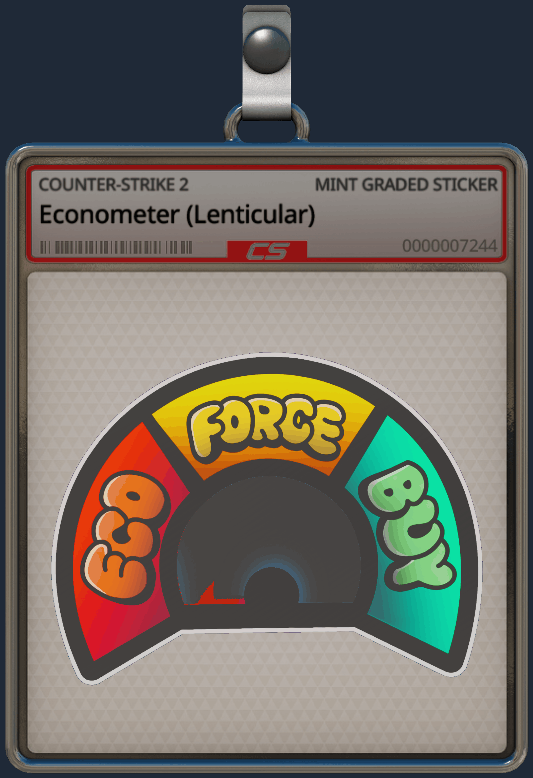 Sticker | Econometer (Lenticular) Image