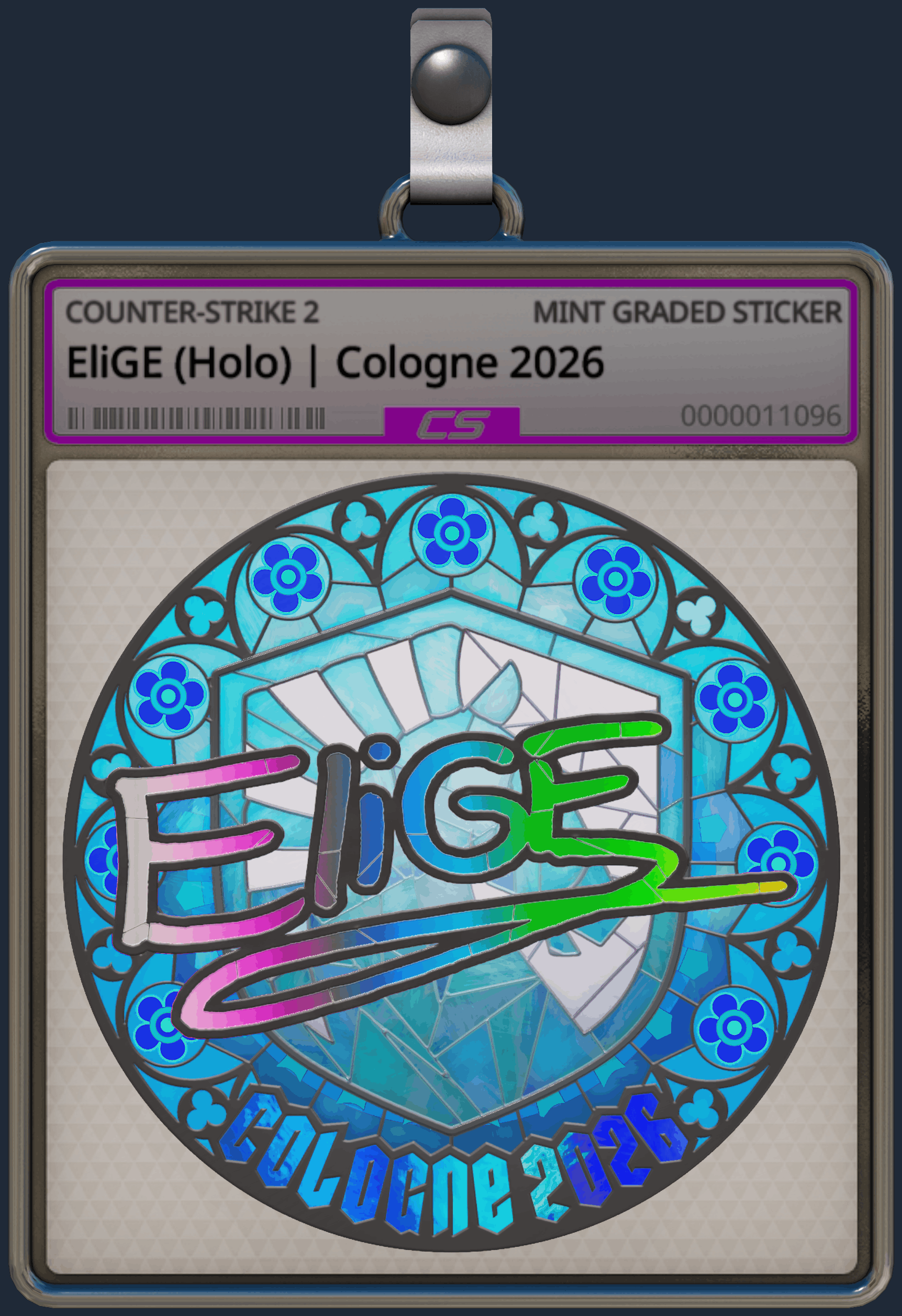 Sticker | EliGE (Holo) | Cologne 2026 Image