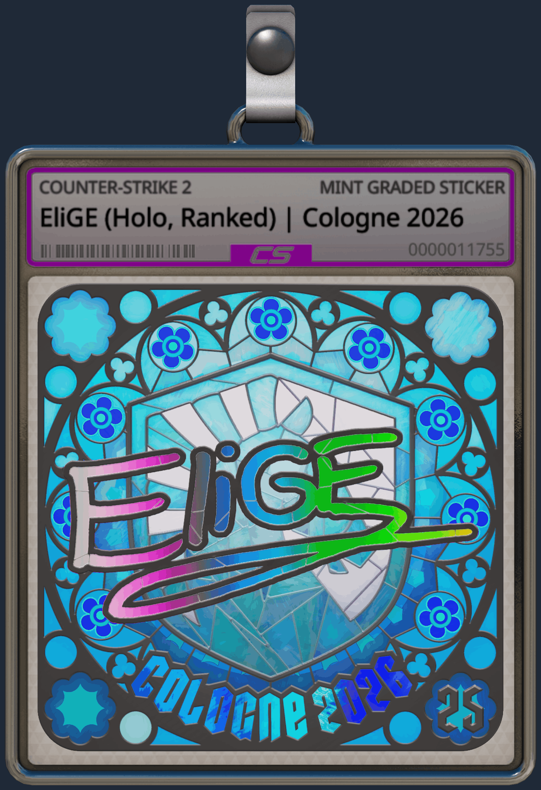Sticker | EliGE (Holo, Ranked) | Cologne 2026 Image