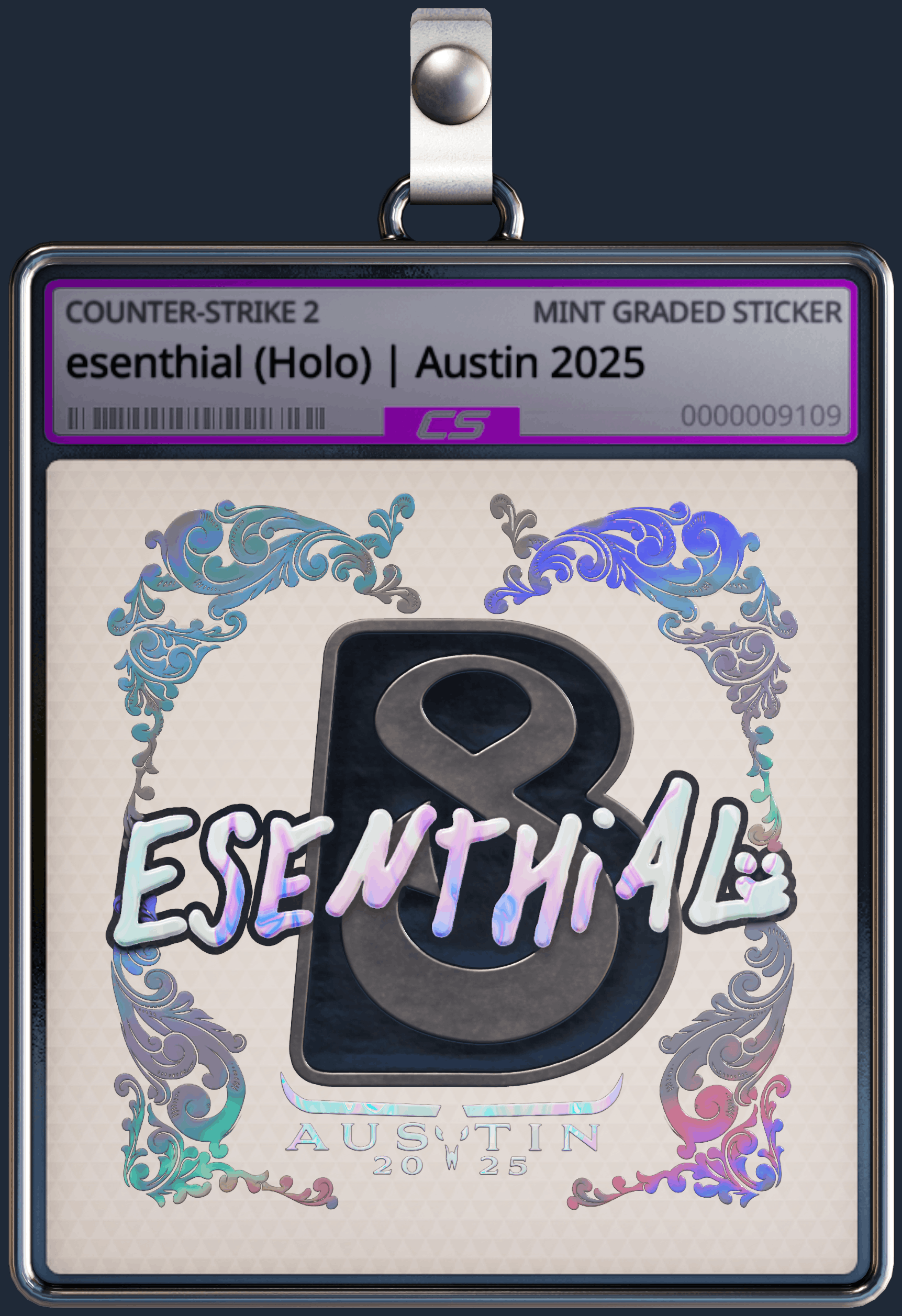 Sticker | esenthial (Holo) | Austin 2025 Image