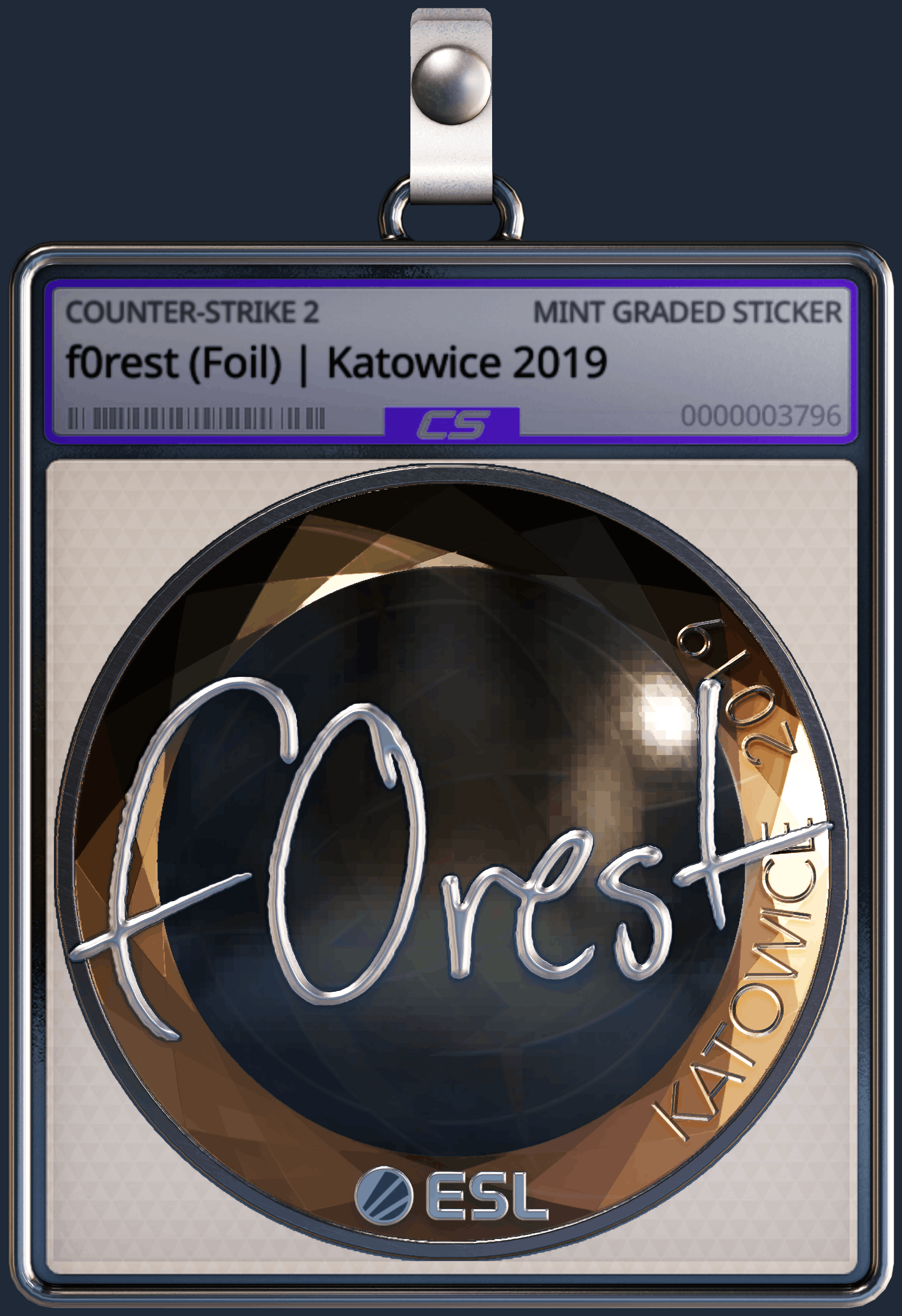 Sticker | f0rest (Foil) | Katowice 2019 Image