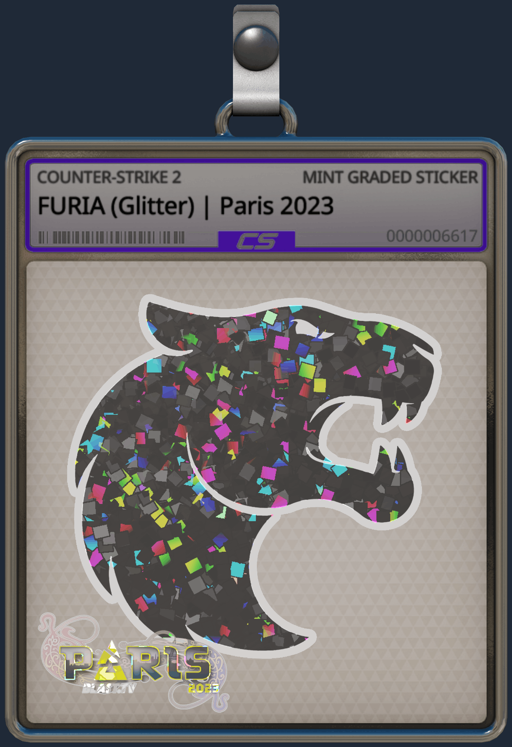 Sticker | FURIA (Glitter) | Paris 2023 Image