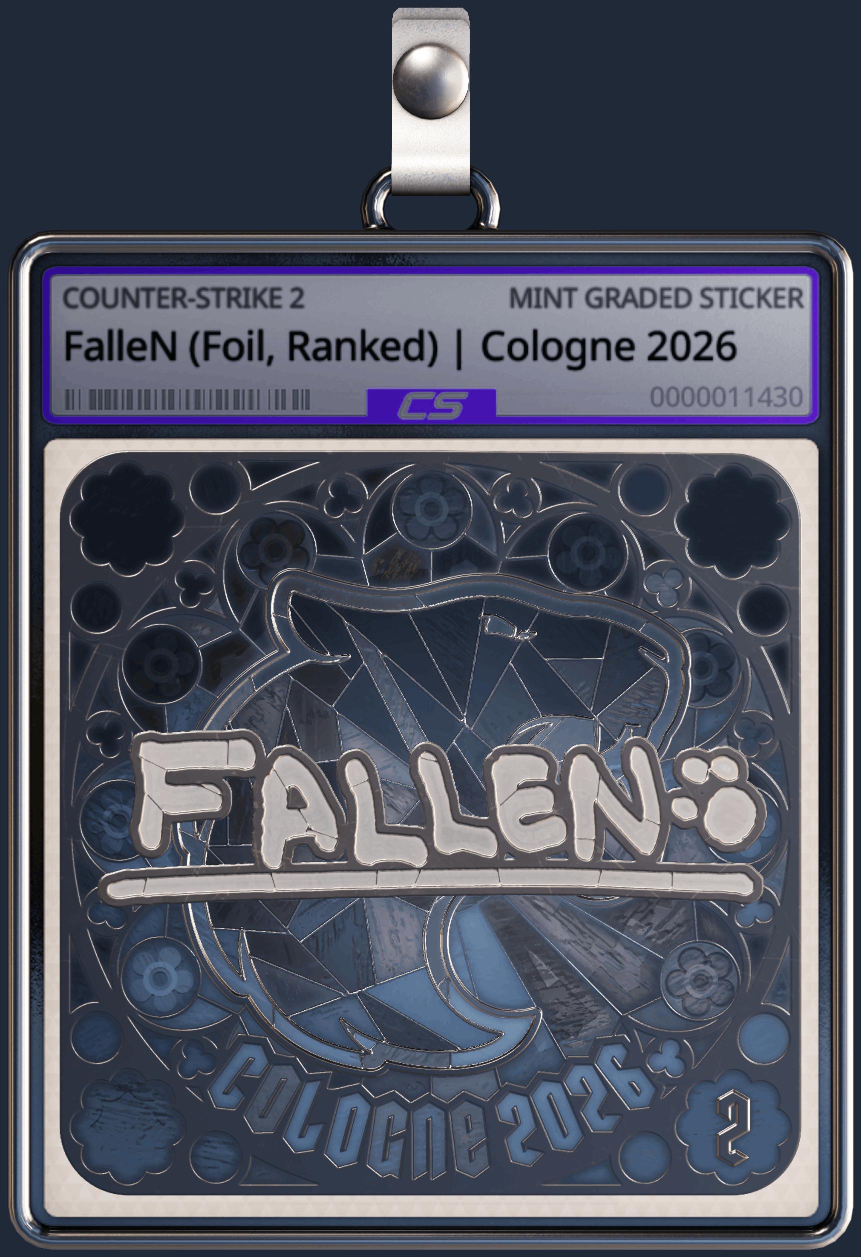 Sticker | FalleN (Foil, Ranked) | Cologne 2026 Image