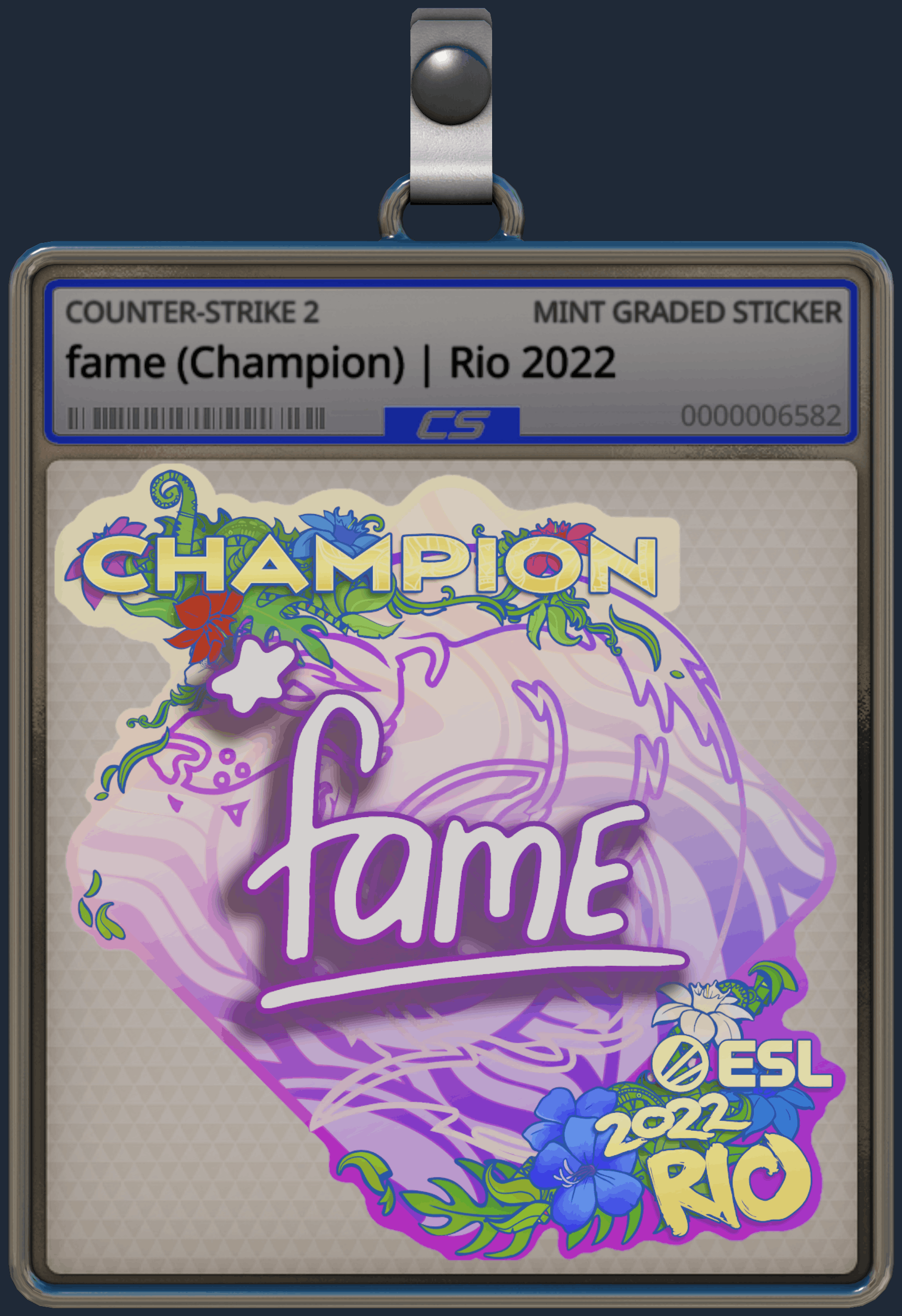 Sticker | fame (Champion) | Rio 2022 Image