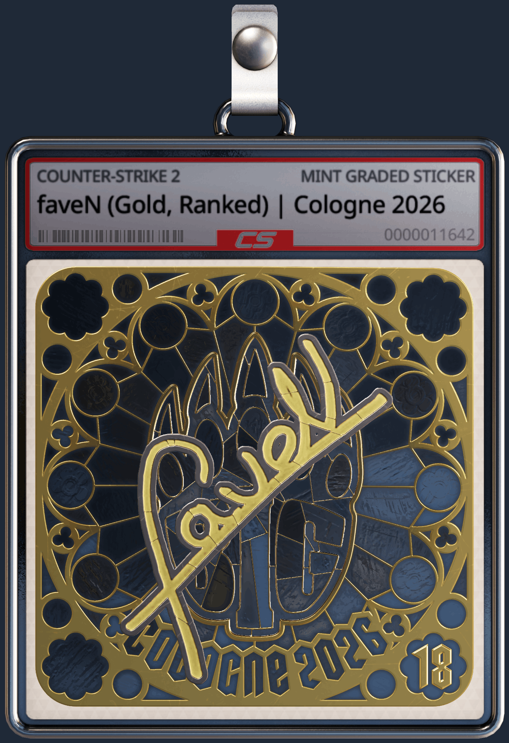 Sticker | faveN (Gold, Ranked) | Cologne 2026 Image