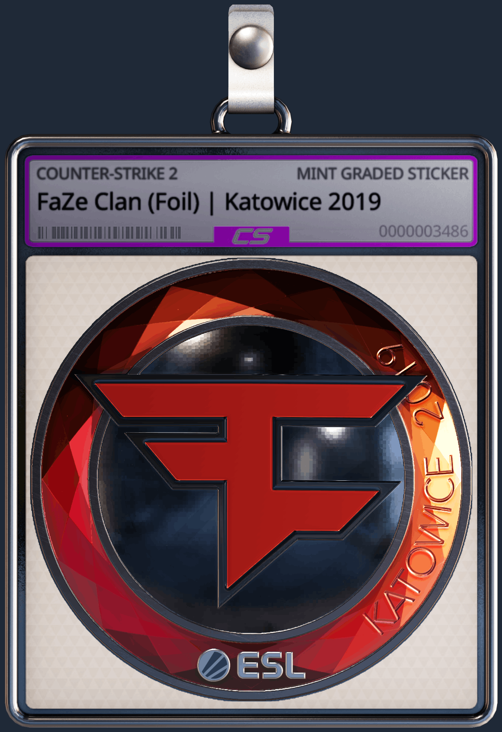 Sticker | FaZe Clan (Foil) | Katowice 2019 Image