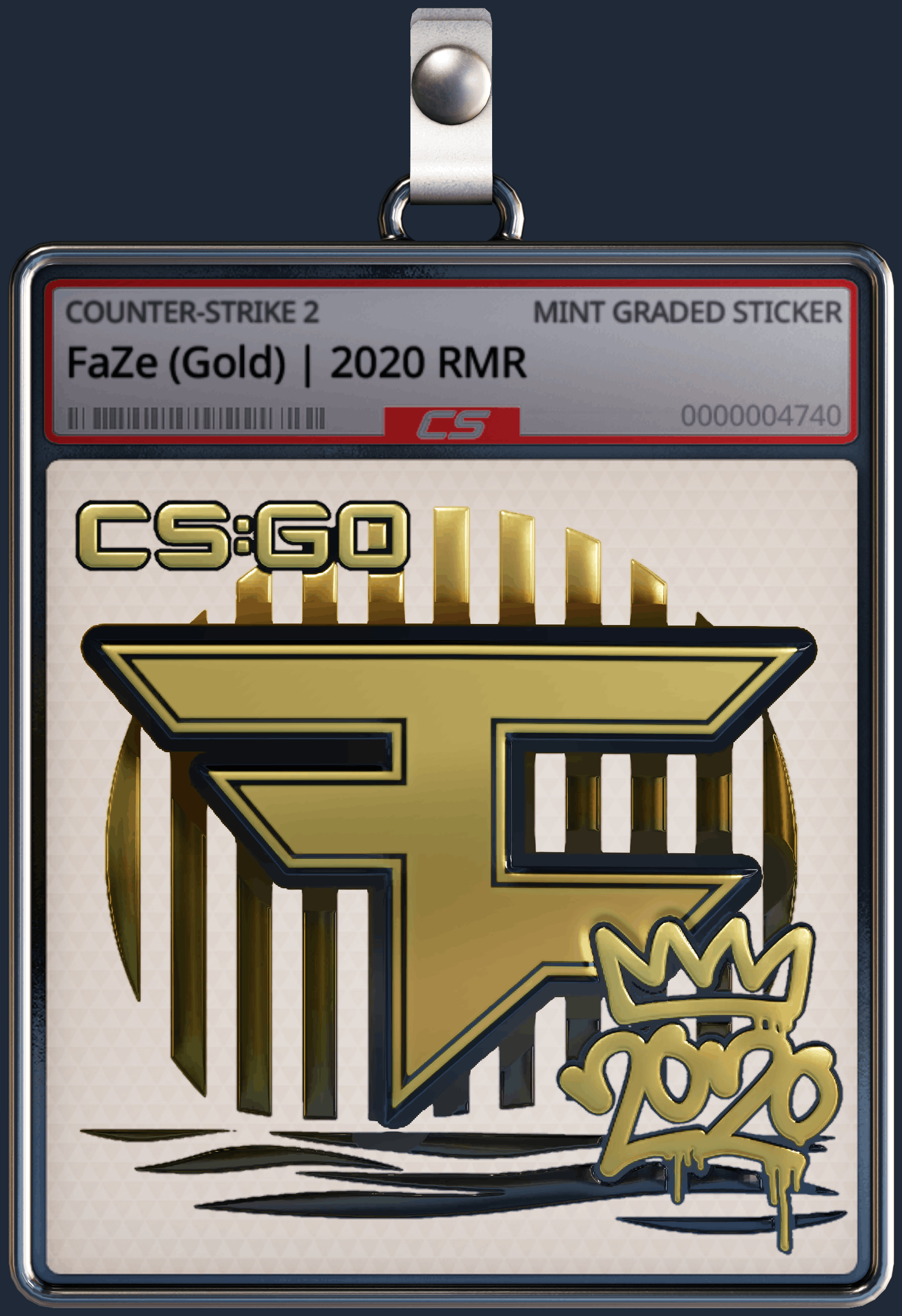 Sticker | FaZe (Gold) | 2020 RMR Image
