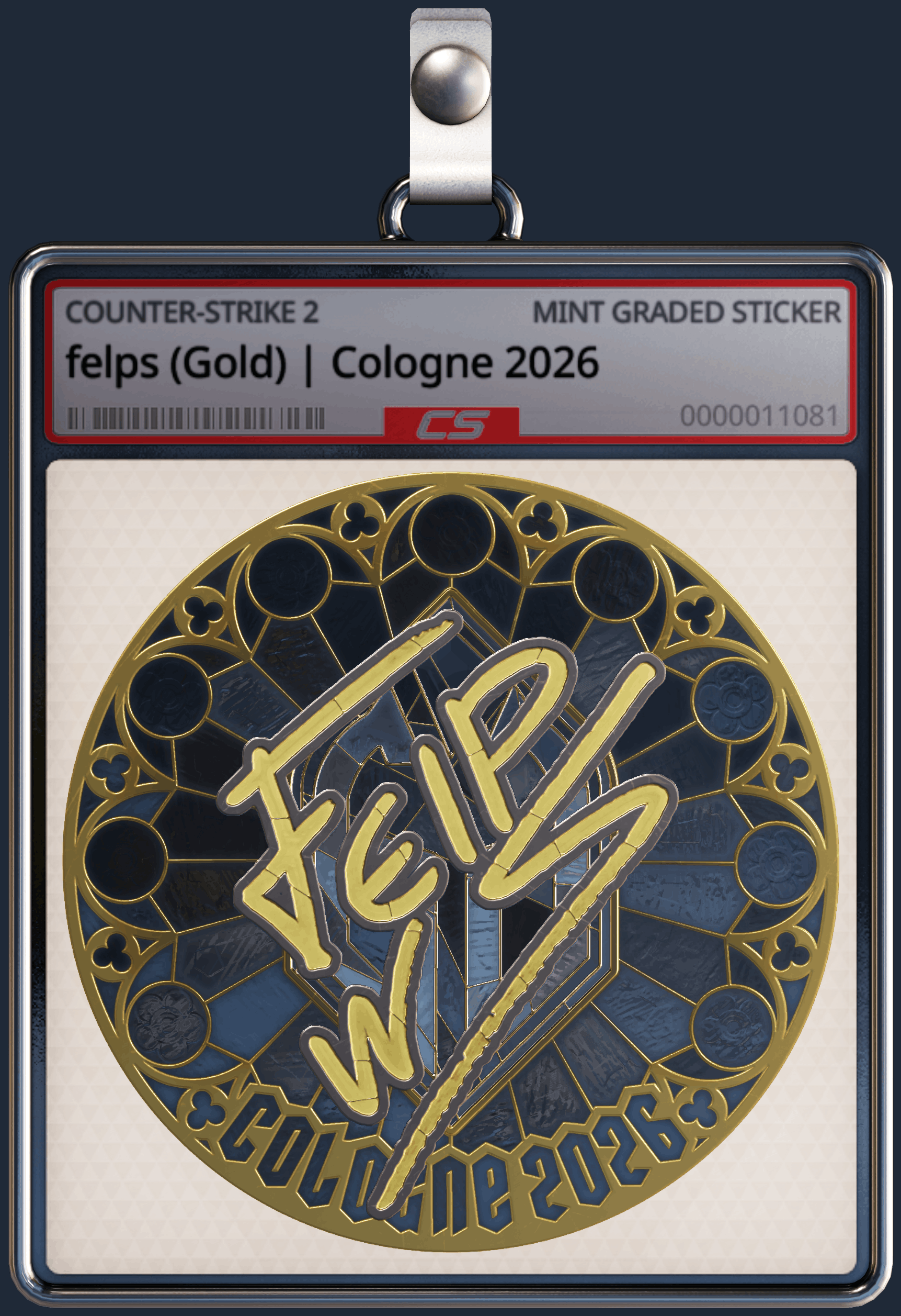 Sticker | felps (Gold) | Cologne 2026 Image