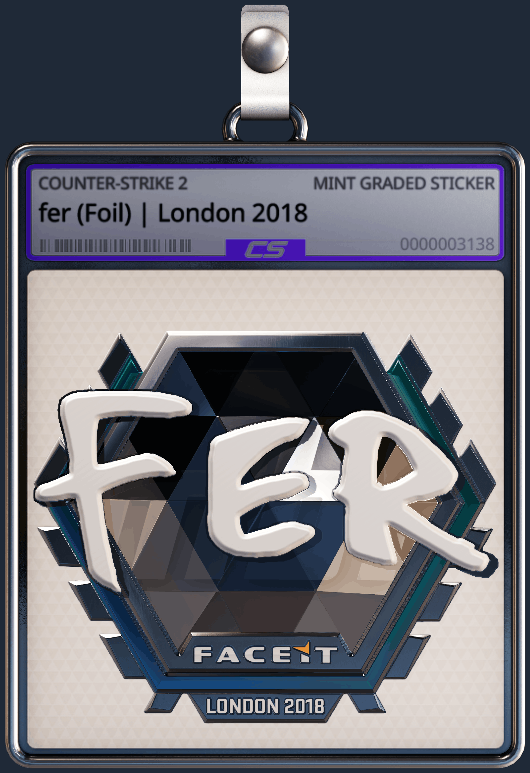Sticker | fer (Foil) | London 2018 Image