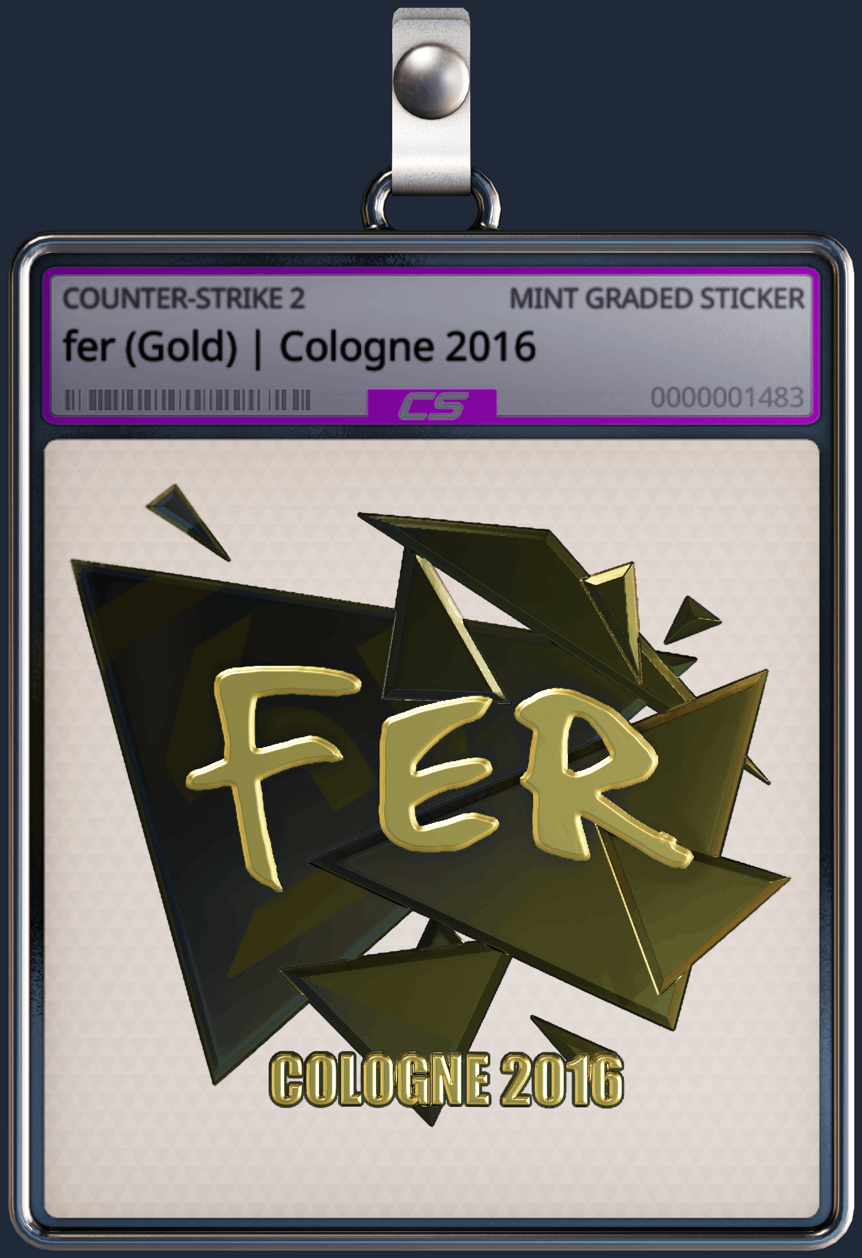 Sticker | fer (Gold) | Cologne 2016 Image