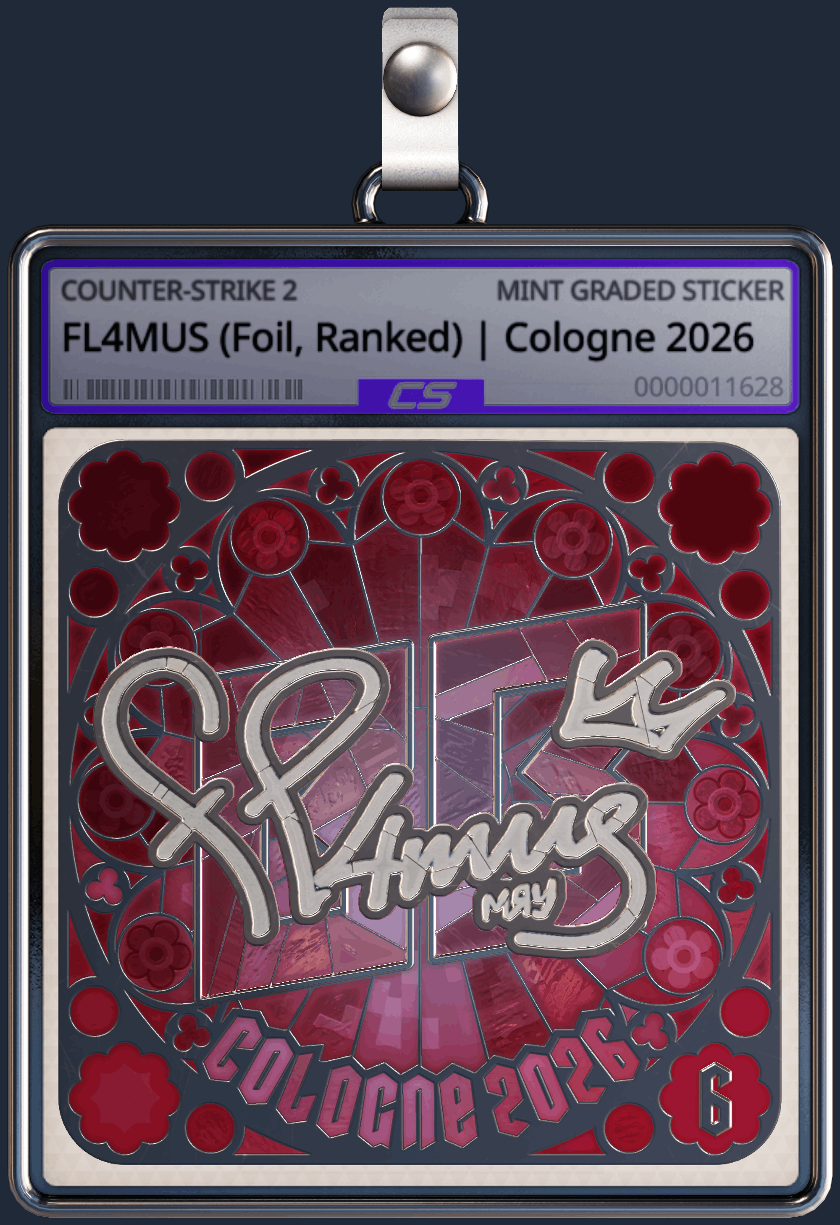 Sticker | FL4MUS (Foil, Ranked) | Cologne 2026 Image