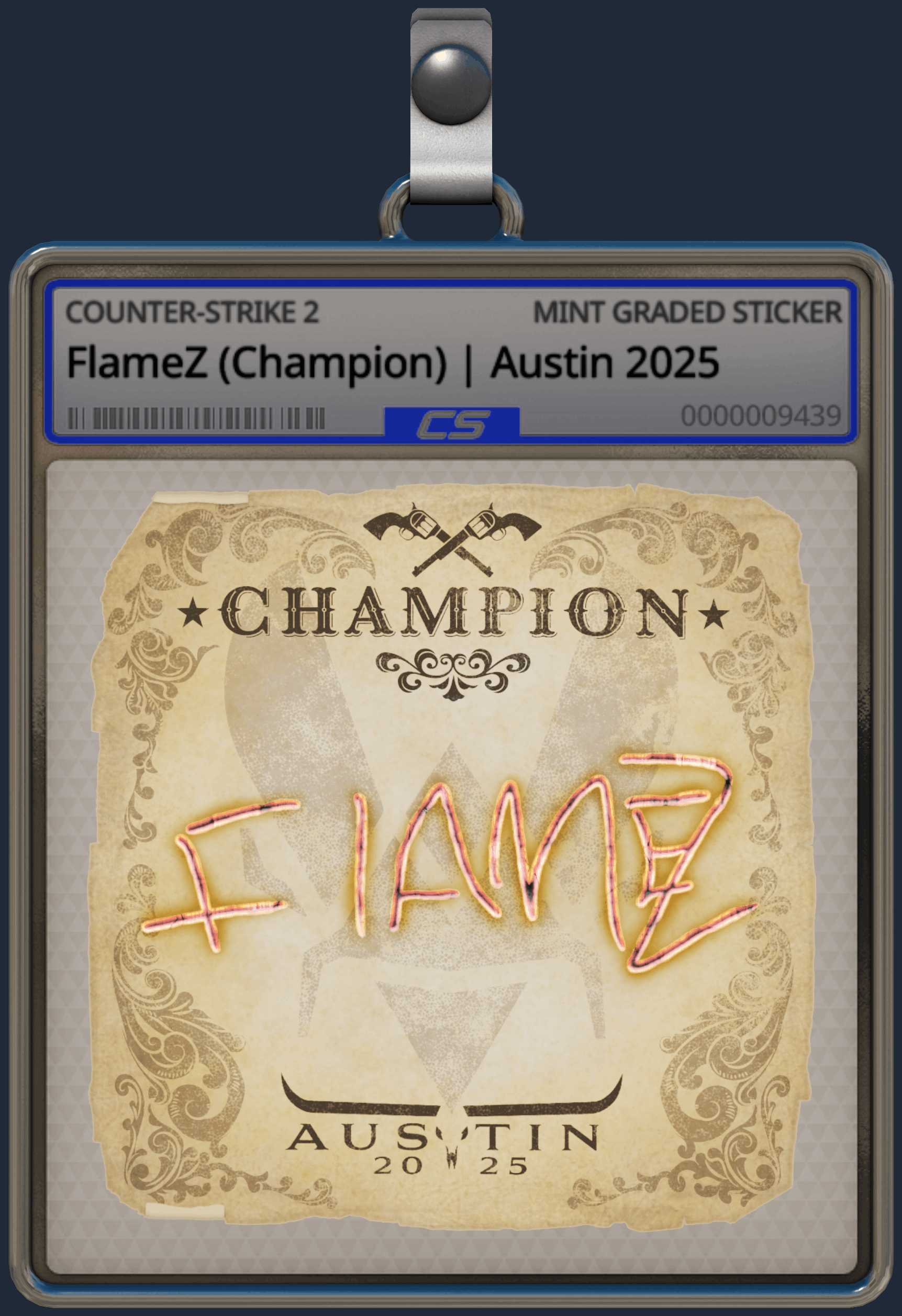 Sticker | FlameZ (Champion) | Austin 2025 Image
