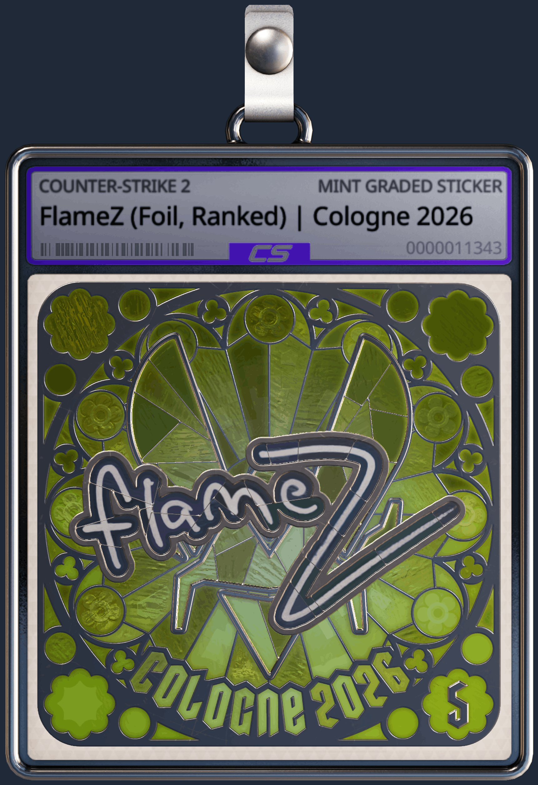 Sticker | FlameZ (Foil, Ranked) | Cologne 2026 Image