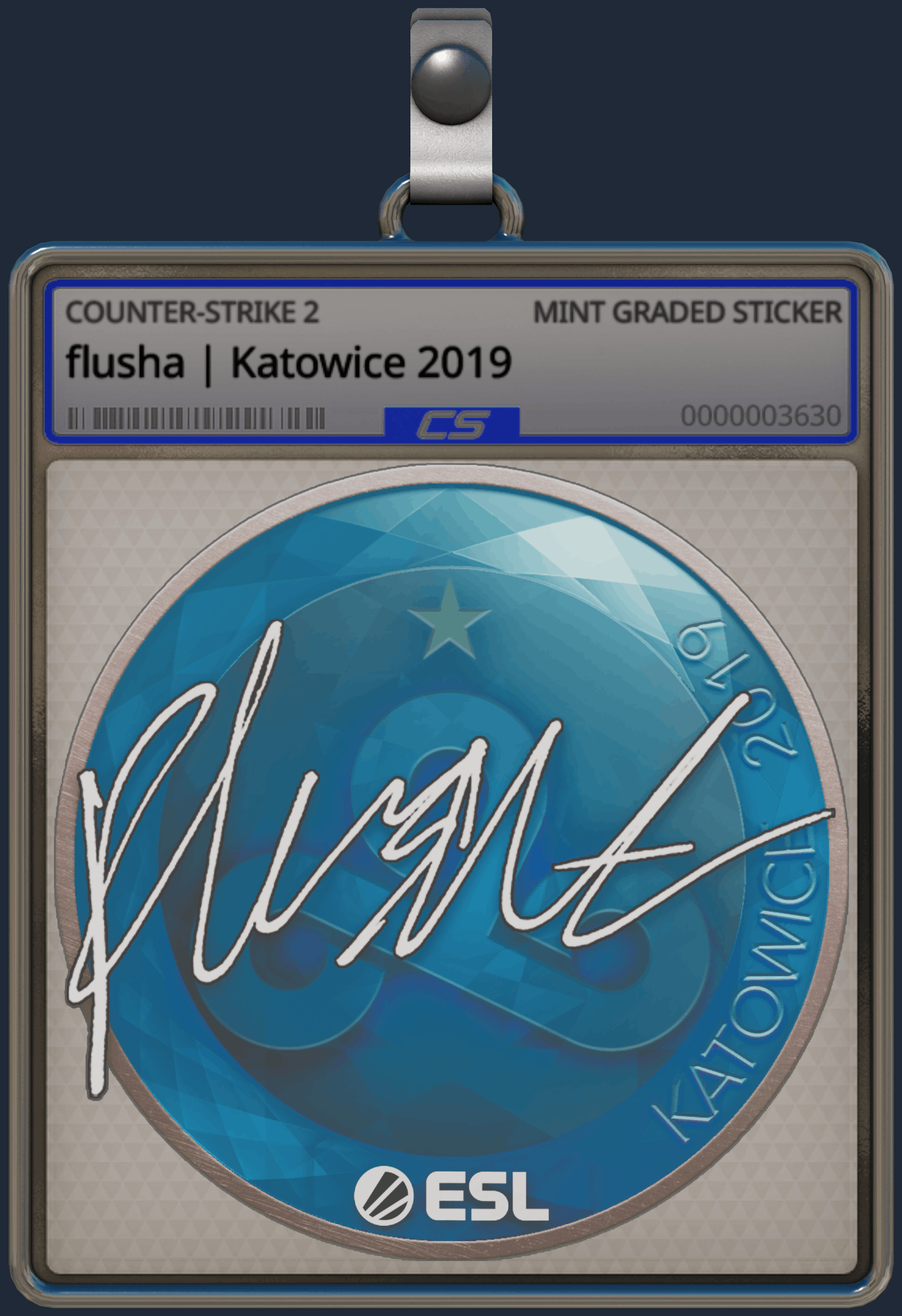 Sticker | flusha | Katowice 2019 Image