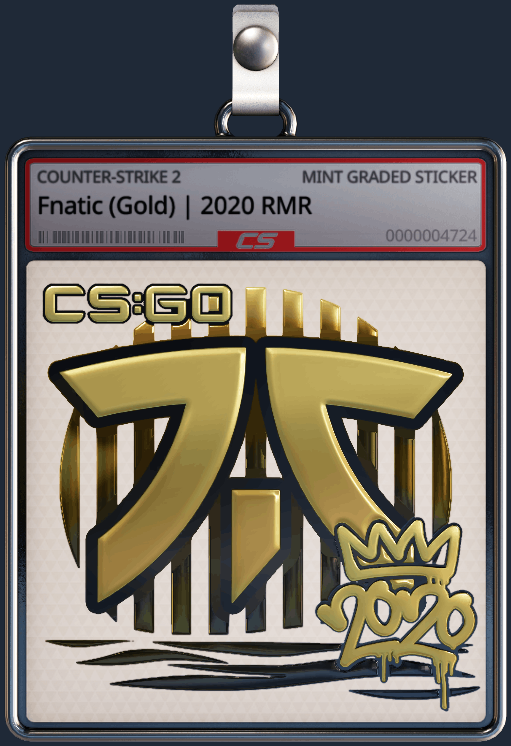 Sticker | Fnatic (Gold) | 2020 RMR Image