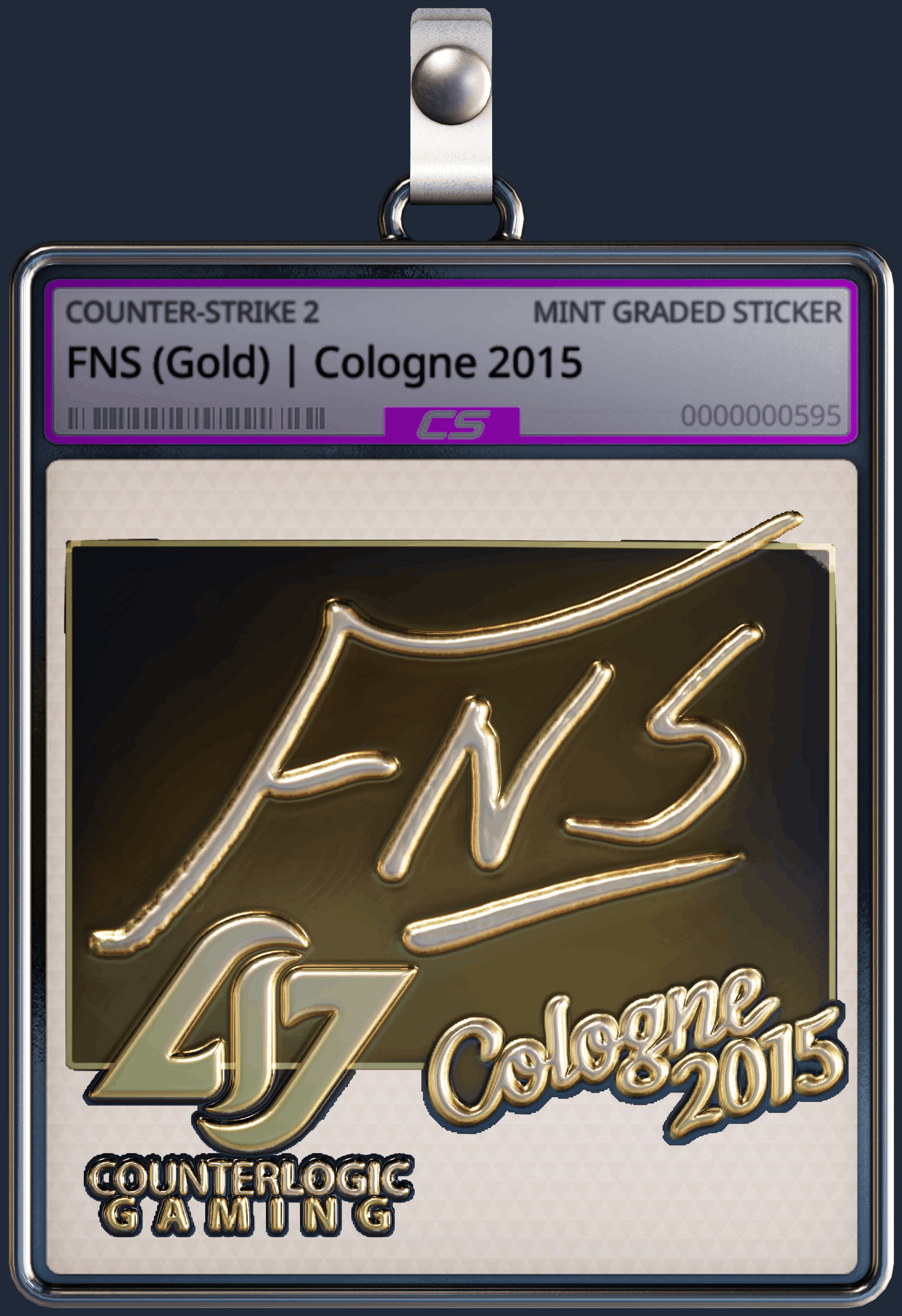 Sticker | FNS (Gold) | Cologne 2015 Image